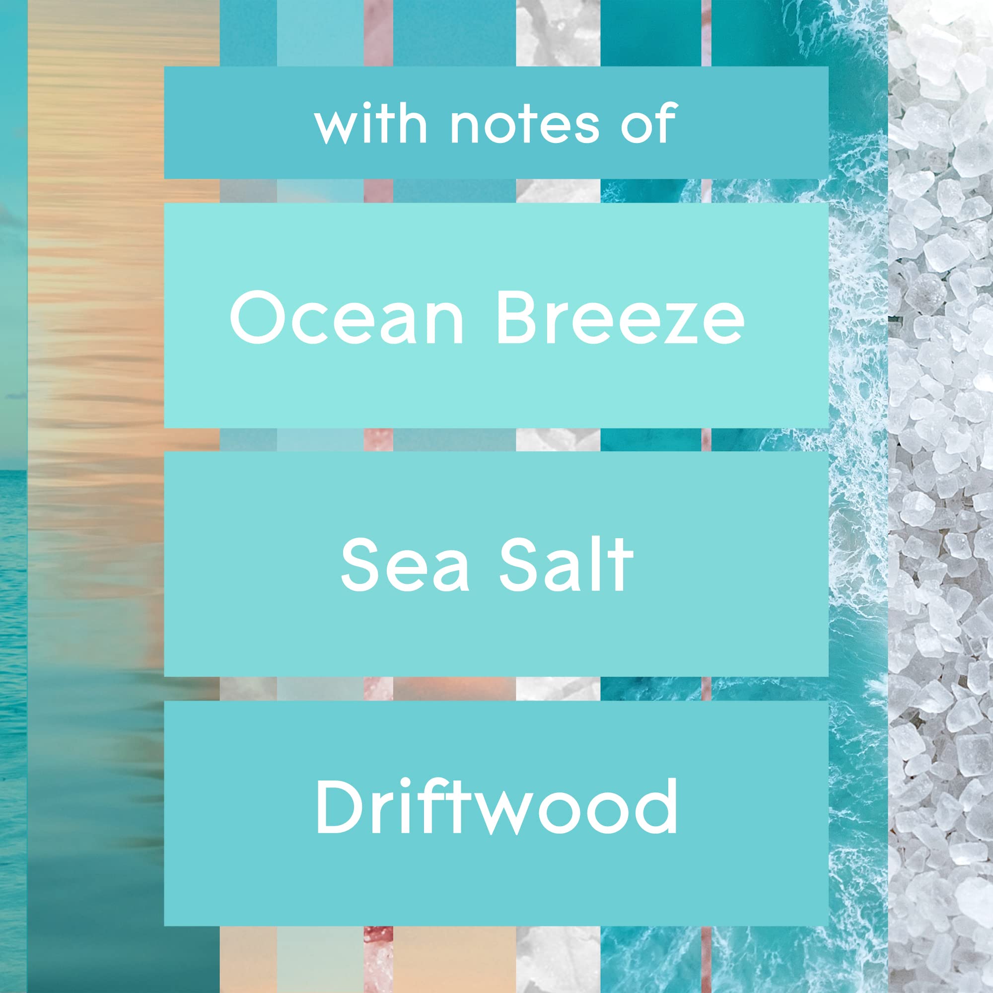 Glade Candle Jar, Air Freshener, Sky & Sea Salt, 3.4 oz, 2 Count