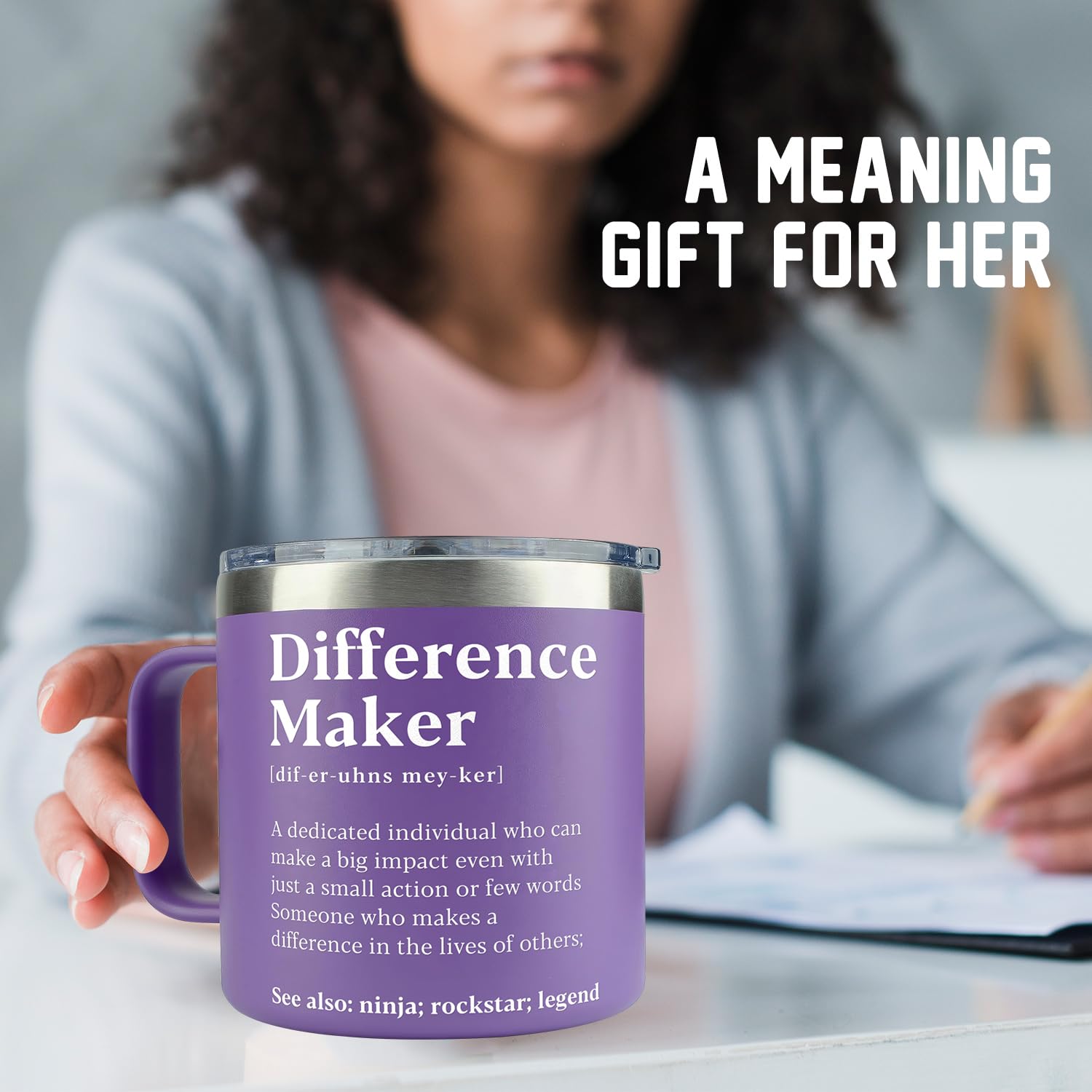 94Bright Difference Maker Gifts for Men Women - Dad Day Gifts for Dad, Husband, Thank You, Birthday Presents for Men, Appreciati