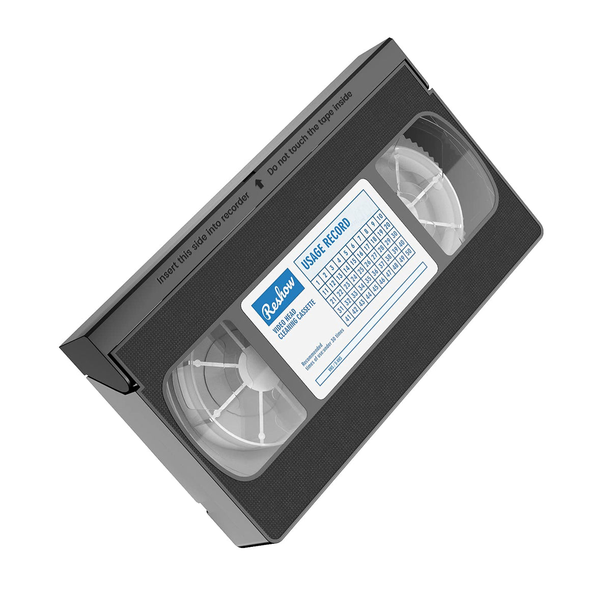 Reshow VcR Head cleanerVHS Head cleaner - VHS Video Head cleaner for VHSVcR Players Dry Technology No Fluid Required