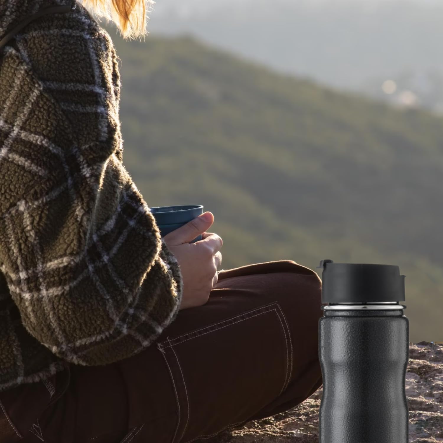 Travel Kuppe Wide Mouth Sip Lid Replacement For Hot & Cold Beverages | Use As A Hydro Flask Wide Mouth Lid & Hydroflask Sip Lid