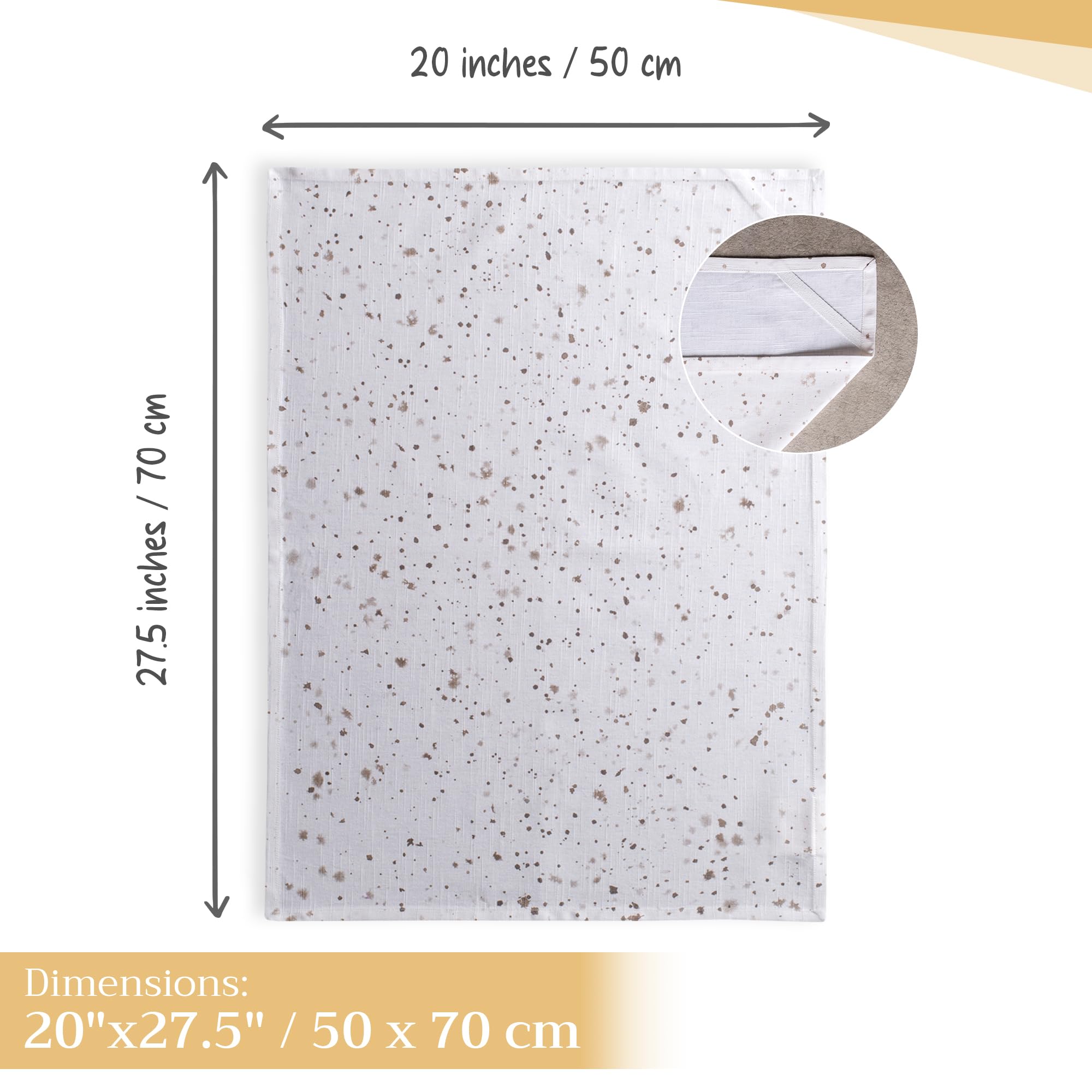 Maison D Hermine Kitchen Towel 100% Cotton Quick Dry Cleaning Dishtowel For Gifts, Restaurant, Dining, Home, Wedding, Banquet, B