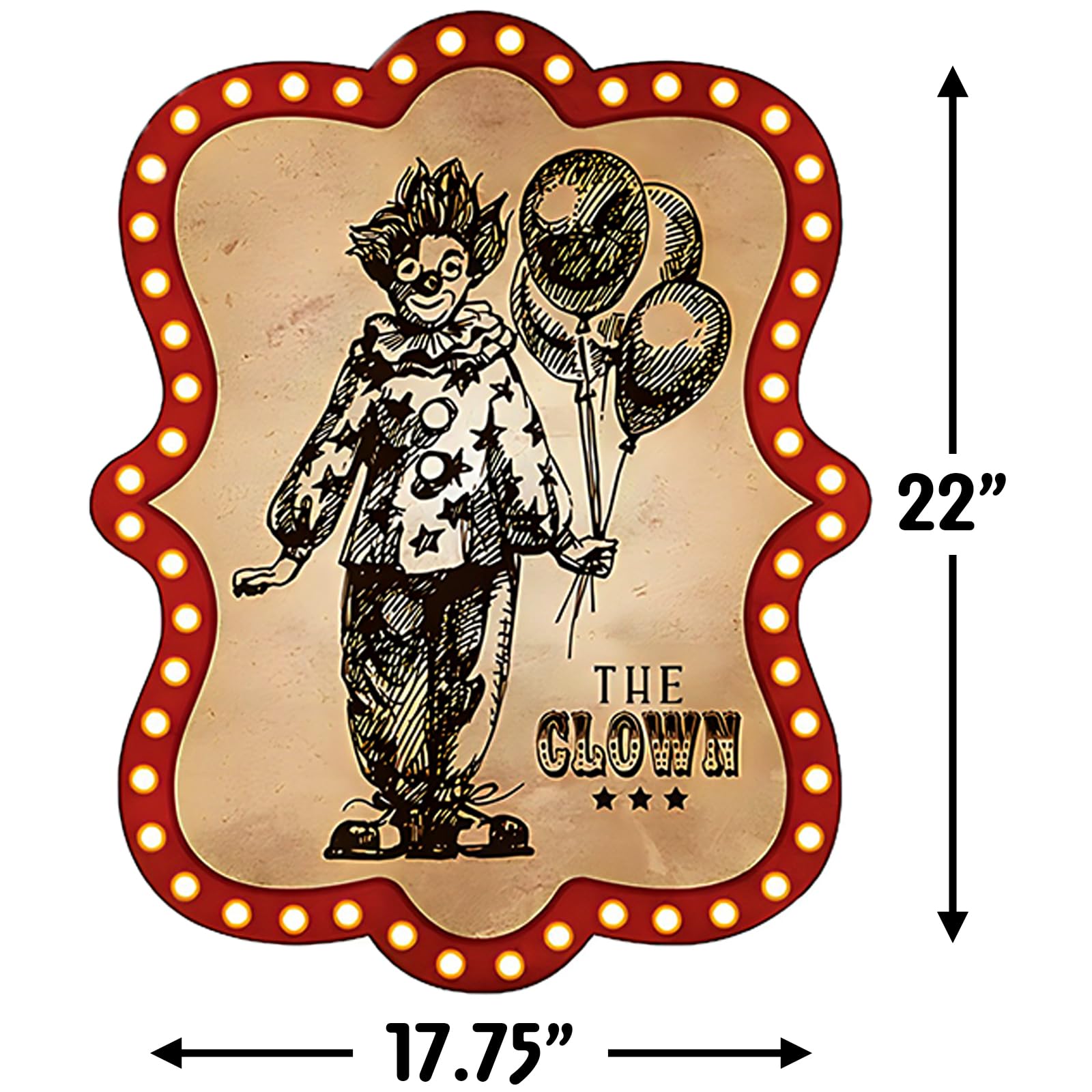 Vintage Circus Poster Cutouts (6 Pieces) Circus Party Decor