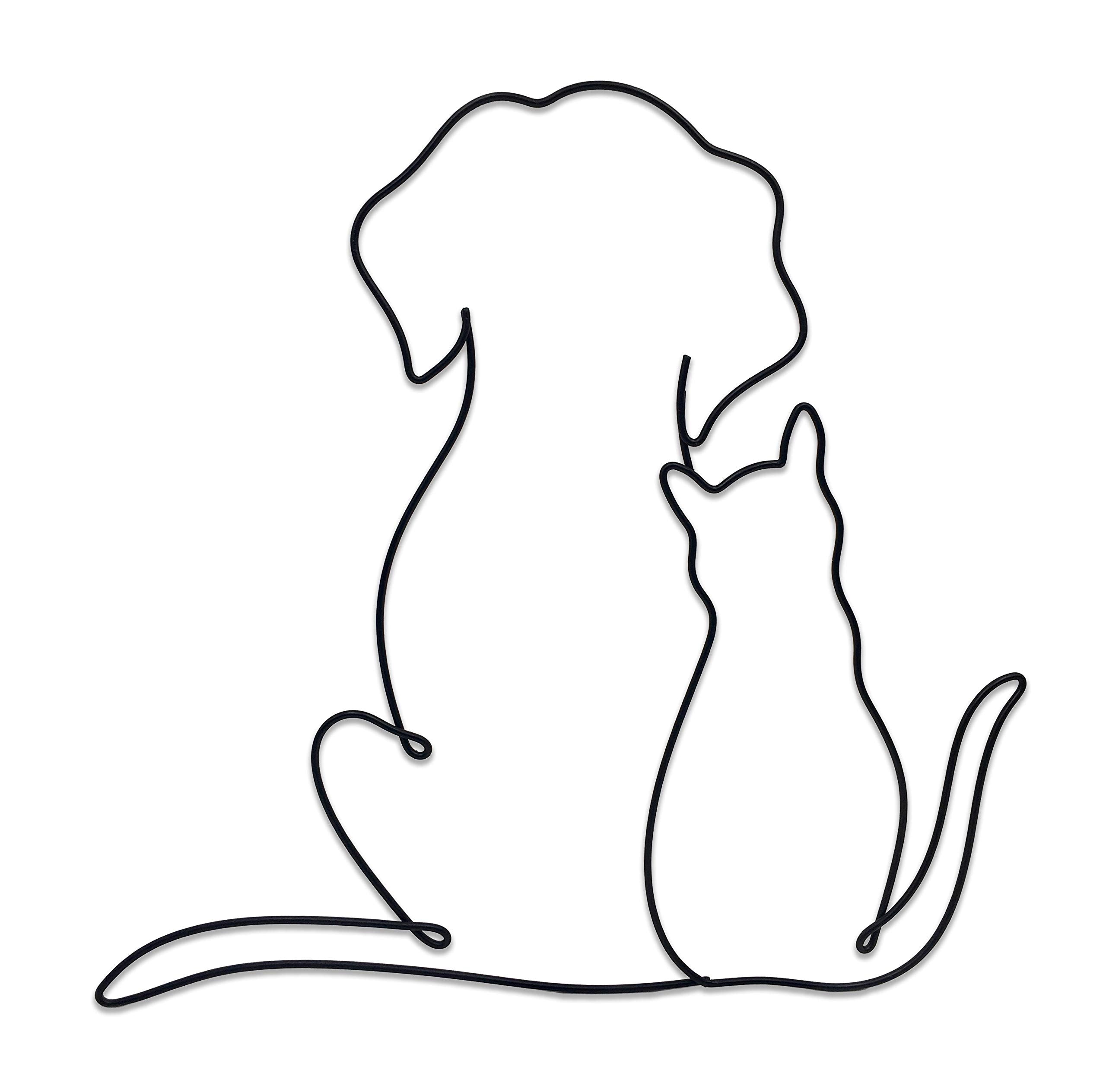 Matani Metal Dog Wall Decor | Dog Wall Art | Metal Wall Art | Metal Wall Decor | Minimalist Room & Living Room Wall D  cor (Slee