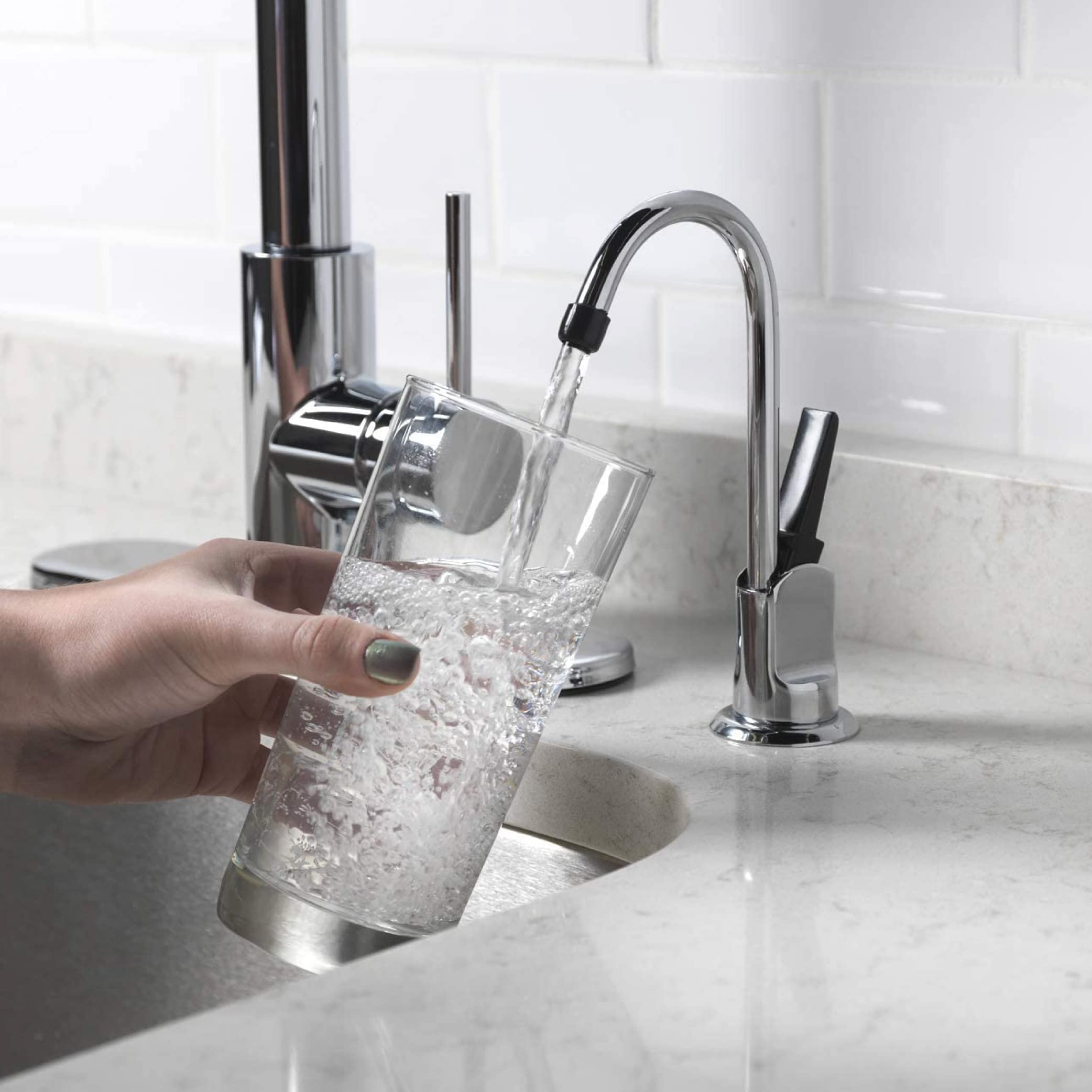 Homewerks Worldwide 3310-160-Ch-B-Z Single Hole 1-Handle Low-Arc Drinking Water Faucet, Chrome Finish