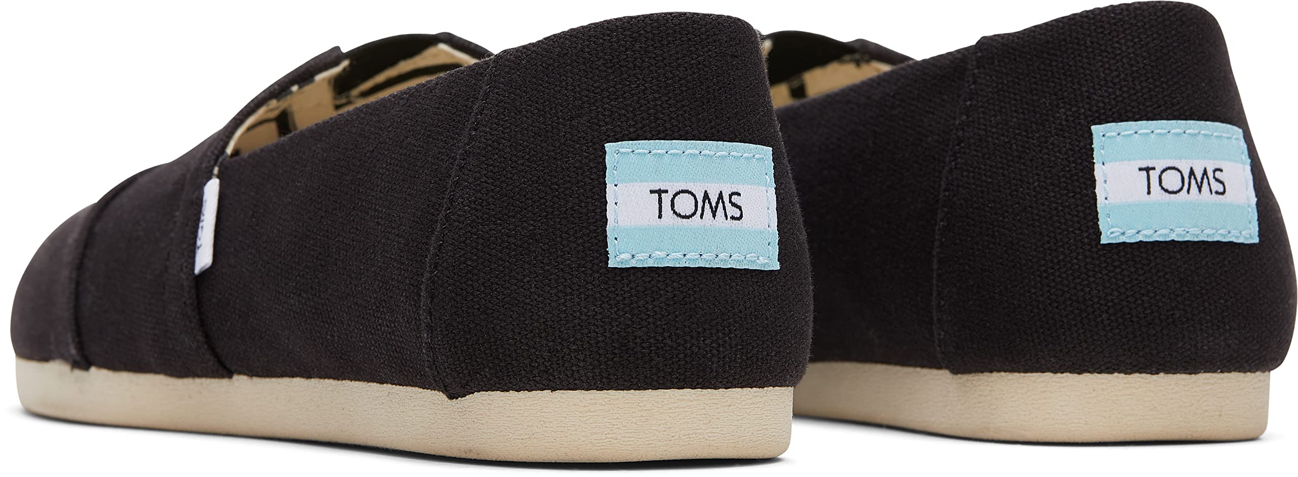 Toms Womens, Alpargata Recycled Slip-On - Wide Width Black 6 W