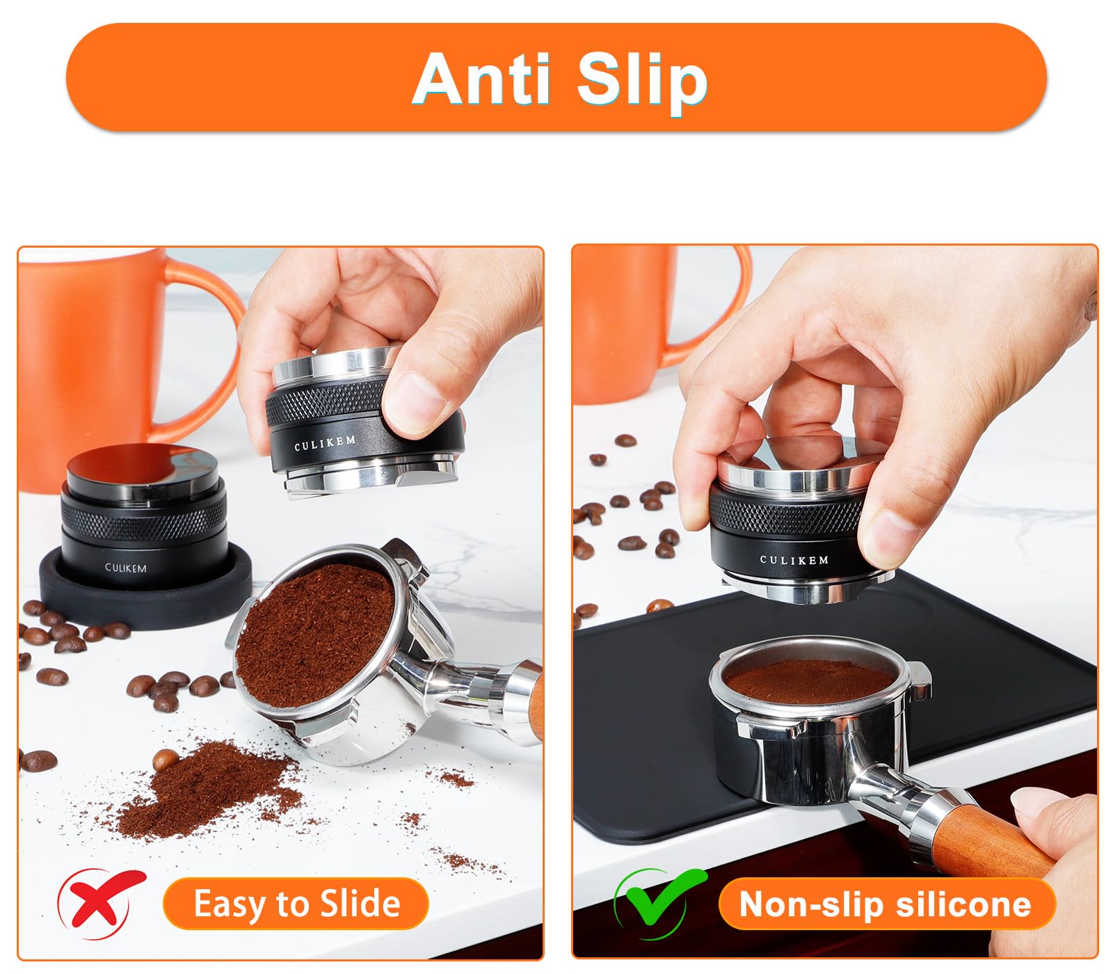 Espresso Tamping Mat Coffee Tamper - Food Grade Silicone Espresso Tamping Mat For Espresso Machine Accessories, Tamper Mat For B