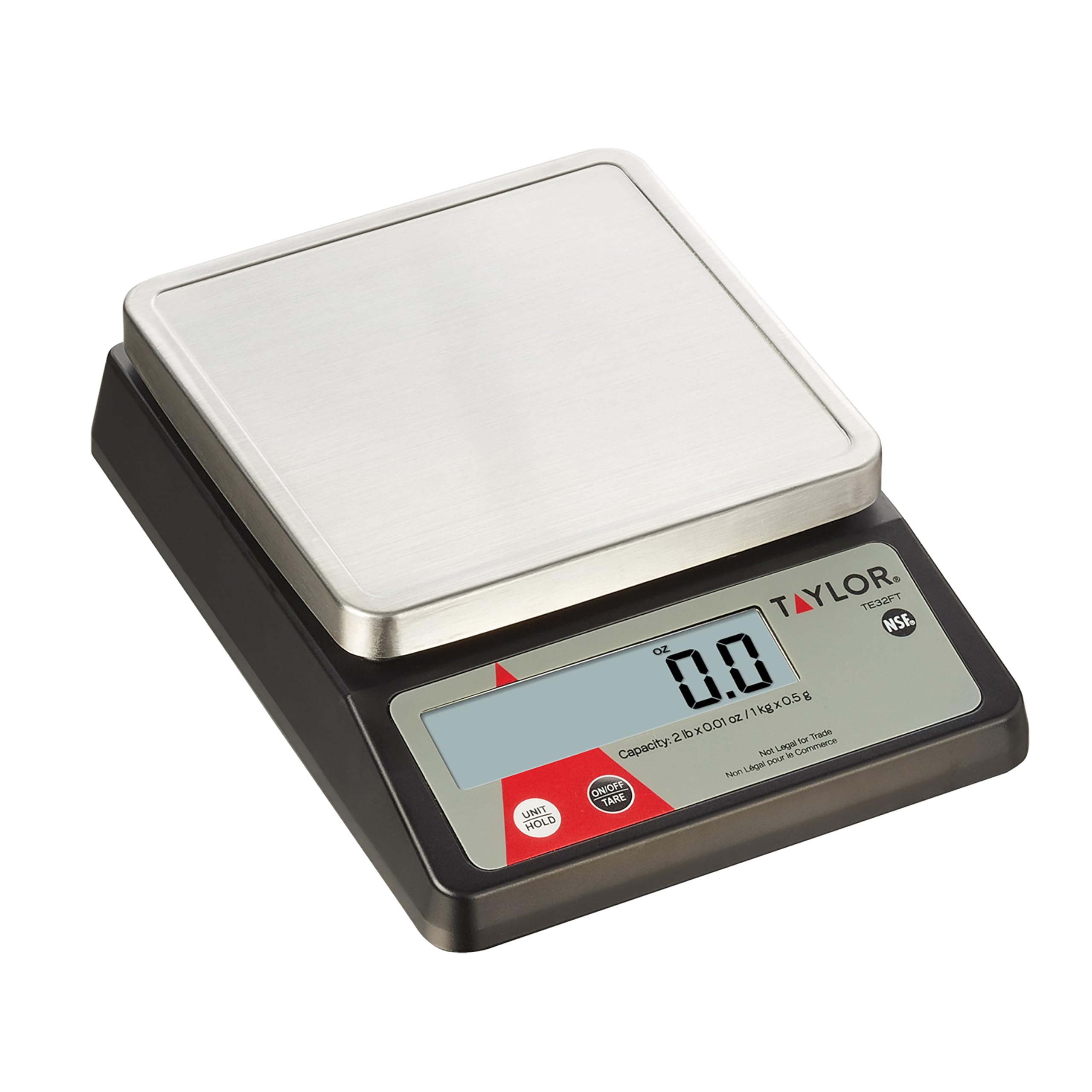 Taylor Control Kitchen Scale Compact Digital Portion  Universal  Black