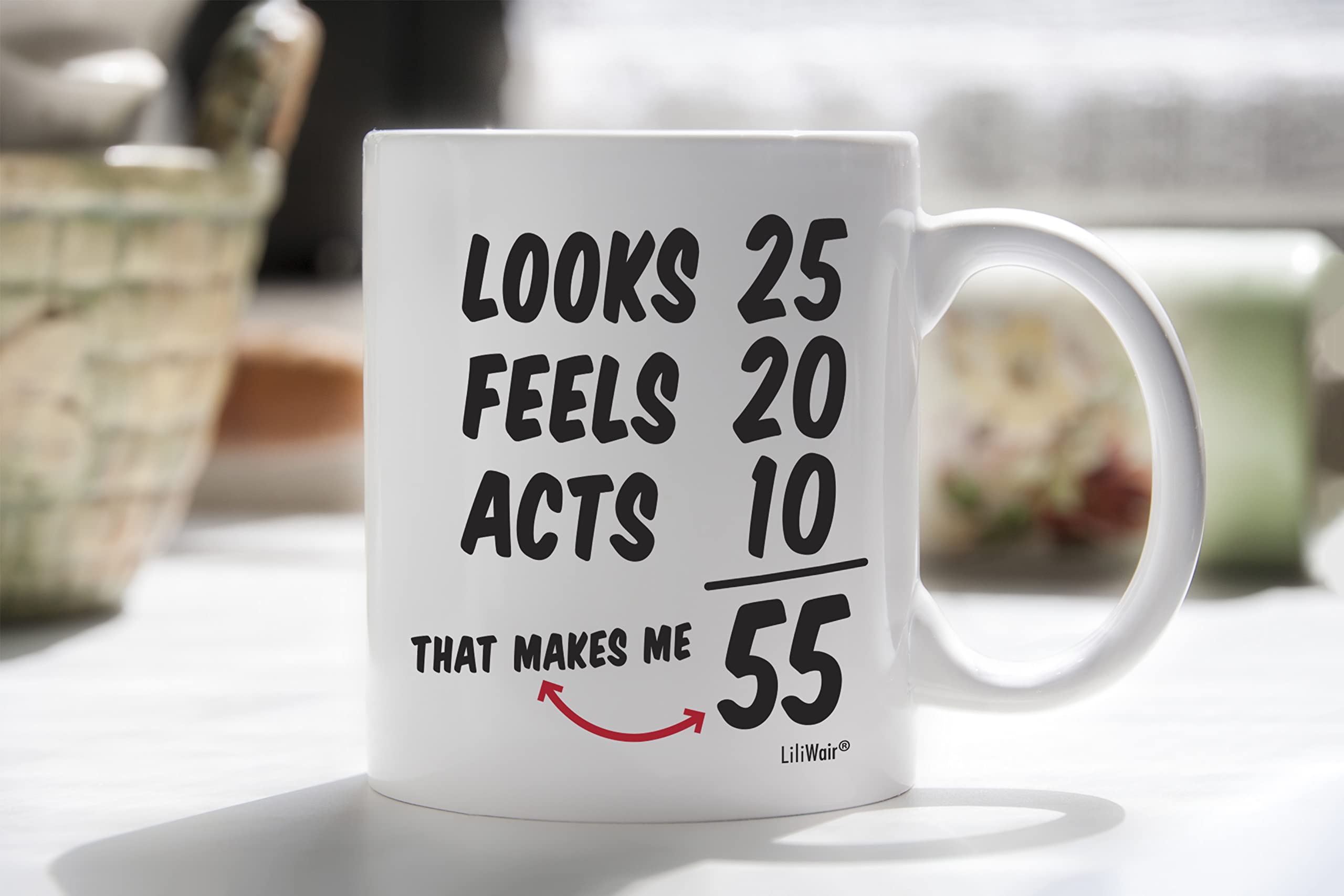 55Th Birthday Gifts For Men & Women. Perfect 55 Years Old Birthday Party Supply Decorations 1968 Coffee Mug. Celebrate Your 55 Y