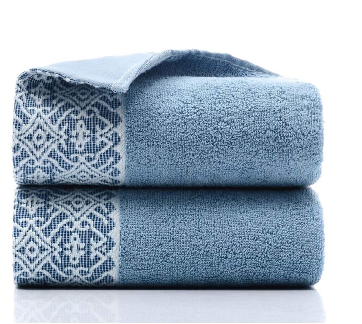 2 Pack Cotton Hand Towels,100% Cotton Face Towels, Durable Highly Absorbent Soft Washcloth Towel For Premium Luxury Spa Hotel Ba