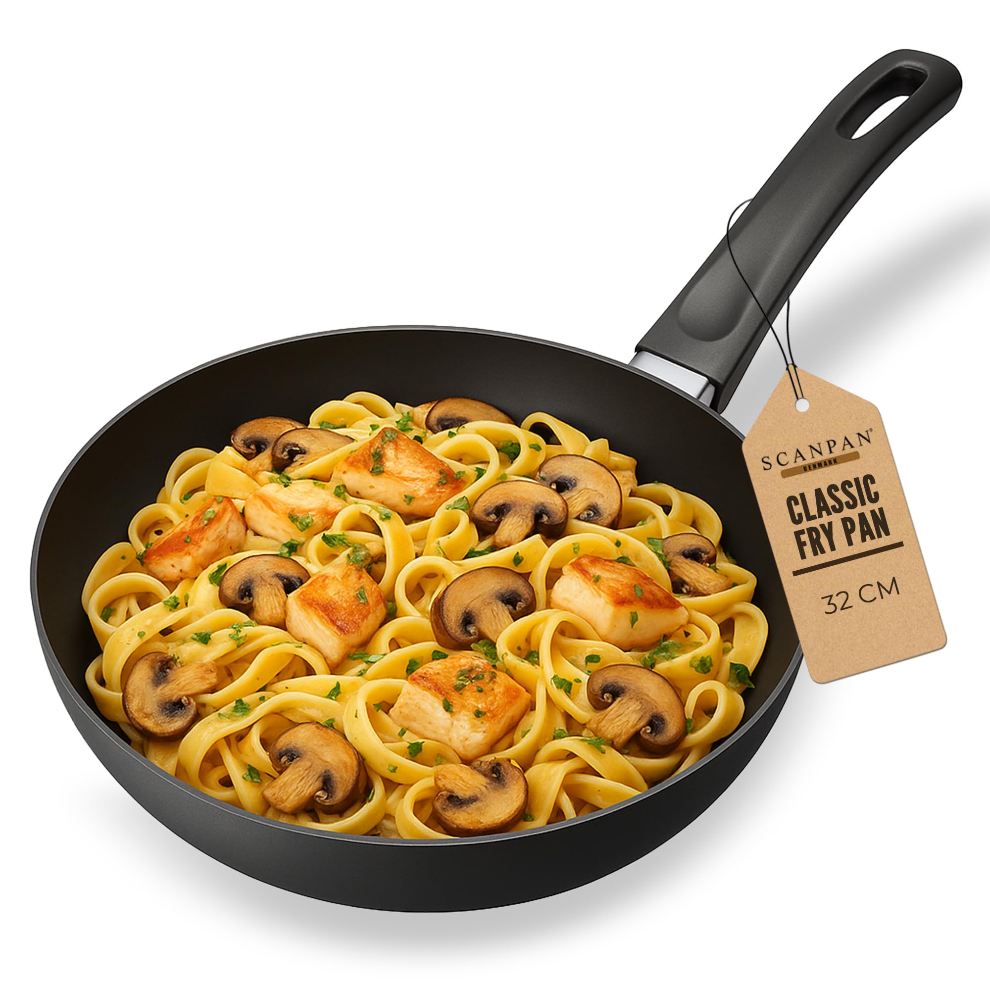 Scanpan Classic Fry Pan, Black, 12 (SP32001203)