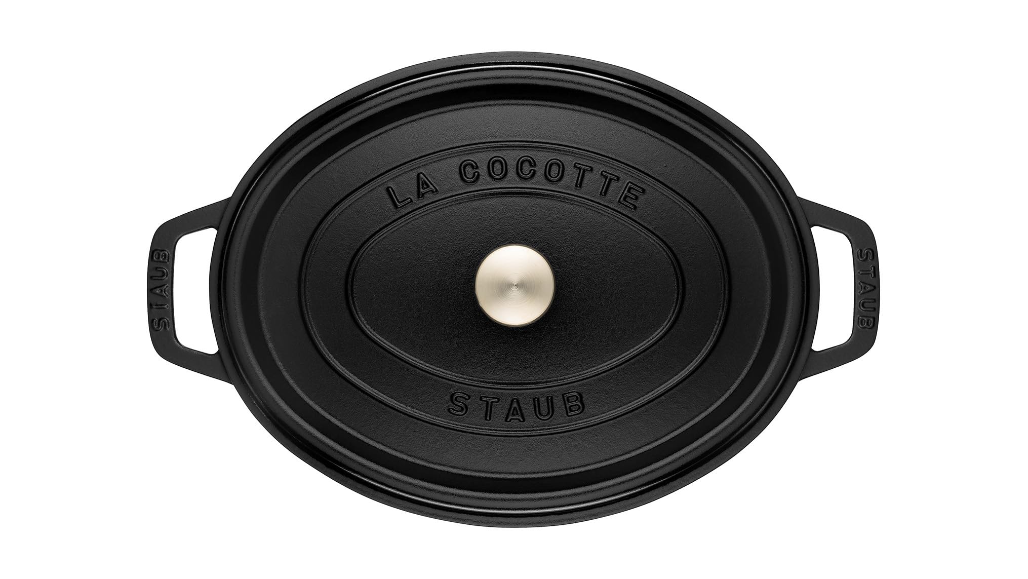 Staub 40509-322-0 Cocotte Oval 33Cm Black