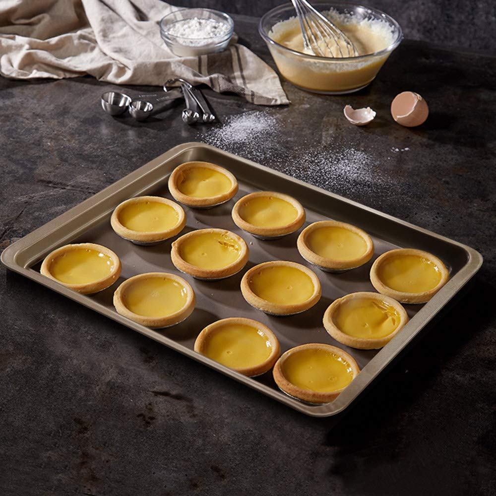 Beasea Cookie Sheet Nonstick Set Of 2, Beasea 10 X 14.6 Inch Carbon Steel Baking Sheets Pan Toaster Oven Baking Pans Baking Tray