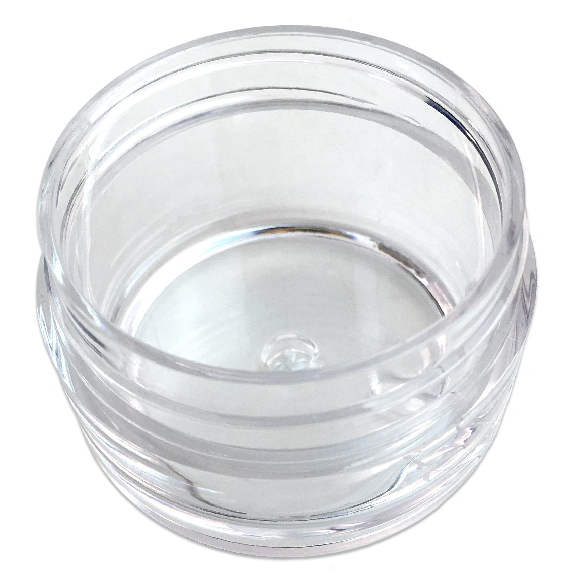 Beauticom 12 Pieces 20G/20Ml Round Clear Jars With Gray Lids For Herbs, Spices, Loose Leaf Teas, Coffee And Other Foods - Bpa Fr