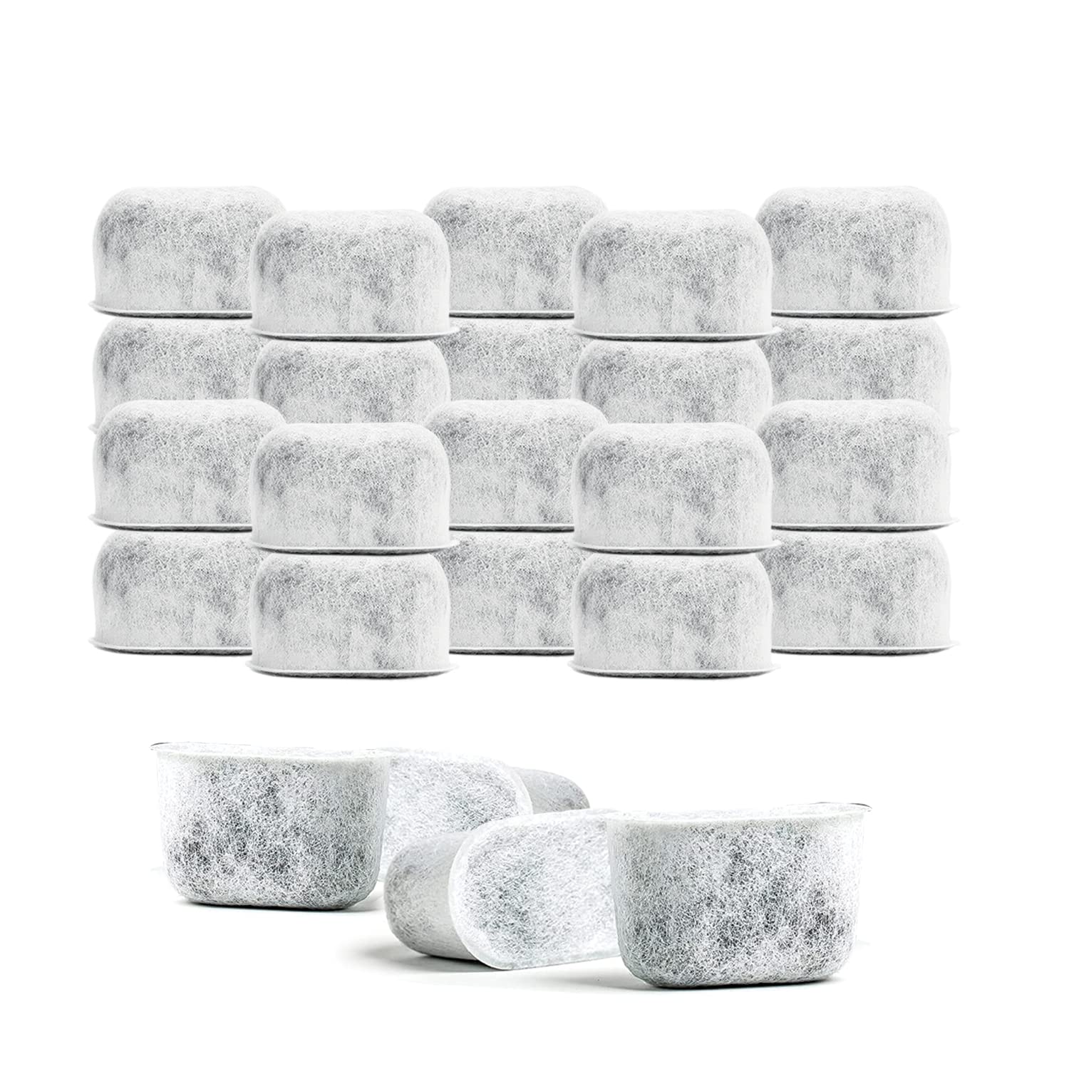 24-Pack Replacement Charcoal Water Filters Compatible With Breville Bwf100 - Premium Activated Charcoal Filters For All Breville