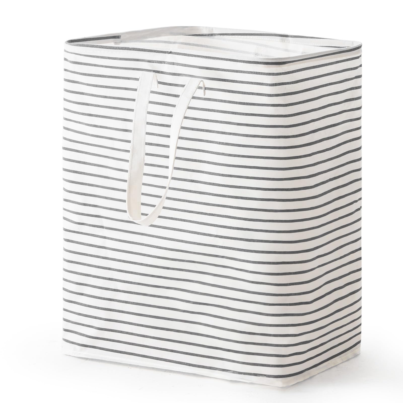 100L Freestanding Laundry Hamper, Collapsible Waterproof Clothes Basket With Easy Carry Long Handle, Washing Bag For Clothes, To