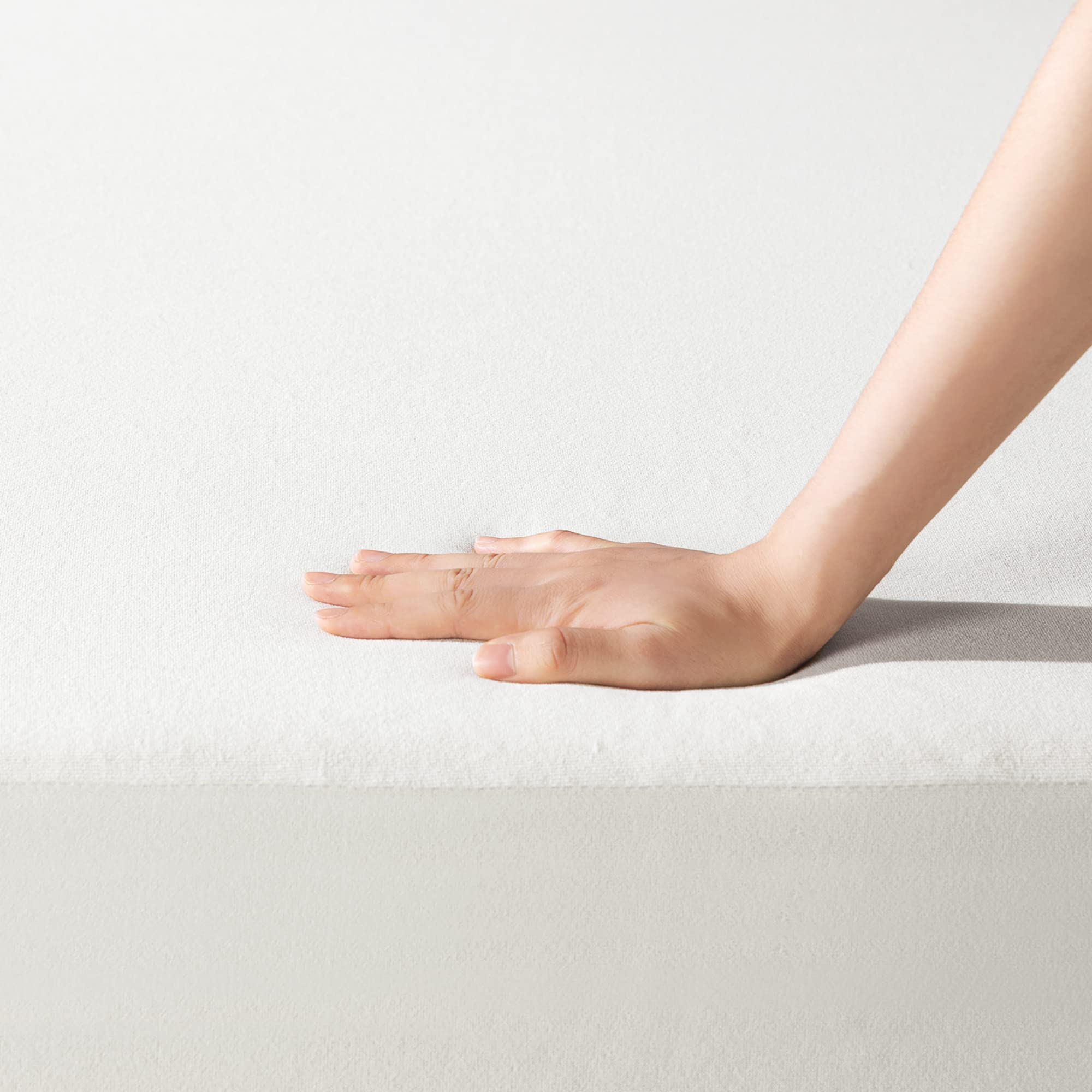 Best Price Mattress Full Mattress 6 Inch Bed-In-A-Box, Green Tea Memory Foam White