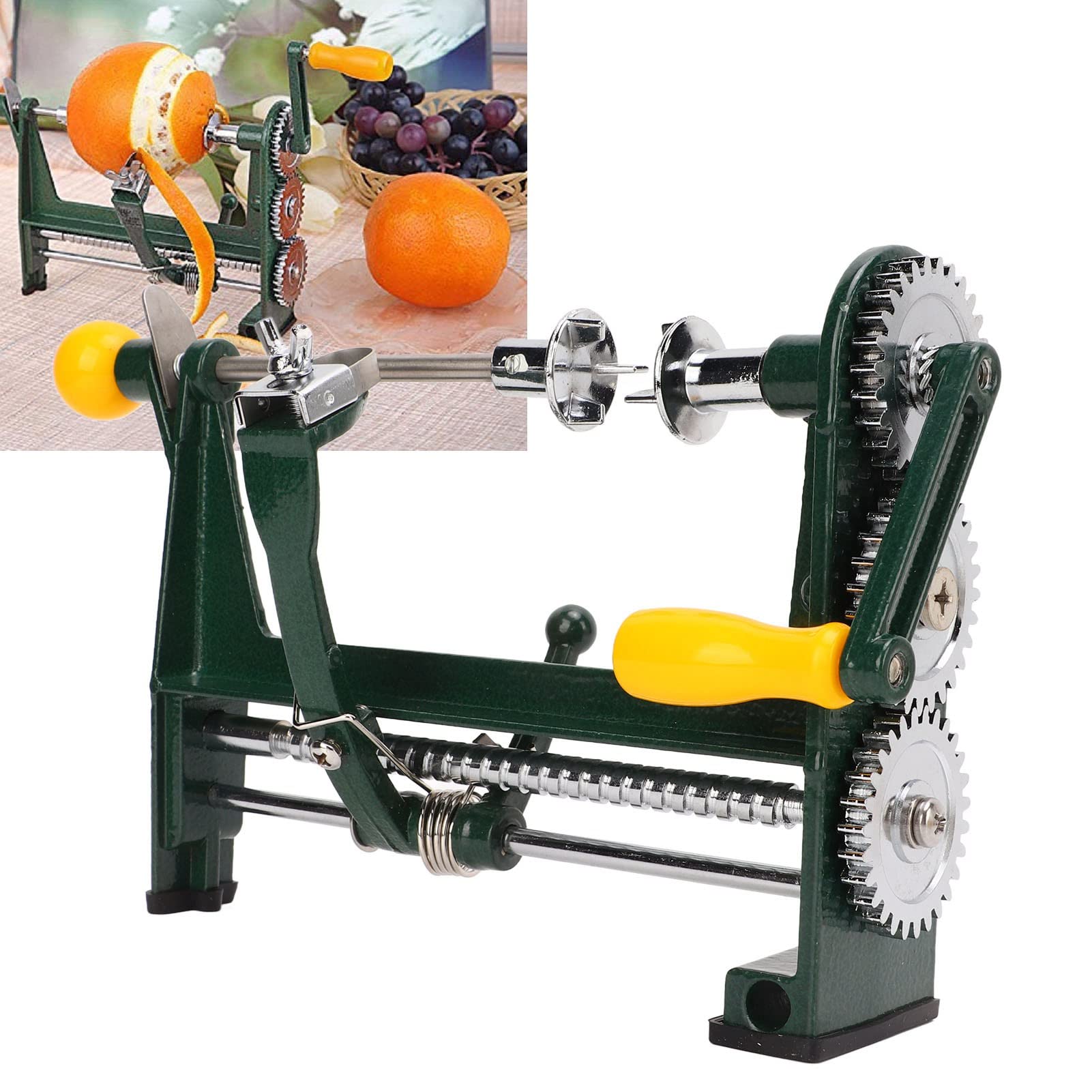 Stainless Steel Apple Peeler, Fruit Peeler Machine Quick Peeling For Pear, Orange, Apple