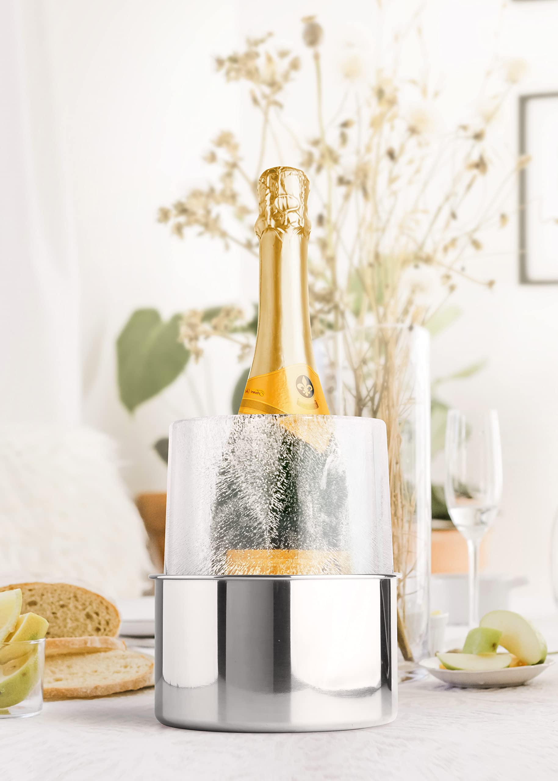 Final Touch Ice Bottle Chiller - Versatile Centerpiece For Special Events - Easy-To-Use And Long-Lasting Chill - Customize For A
