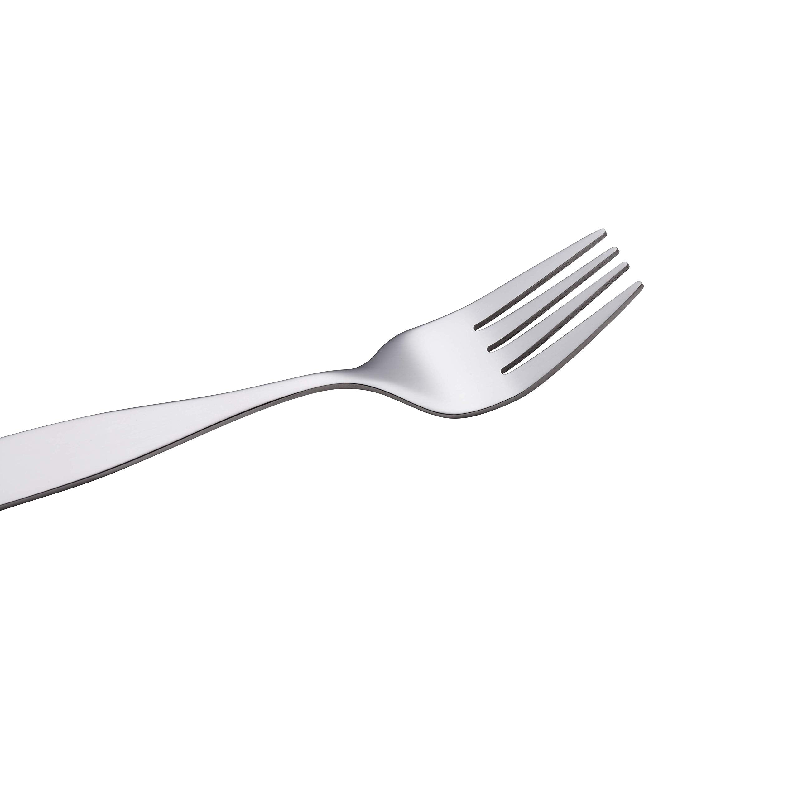ANNOVA Children's Flatware 6 Pieces Set - Stainless Steel Silverware 3 x Safe Forks, 3 x Dinner Spoons - Kids Toddler Utensils L