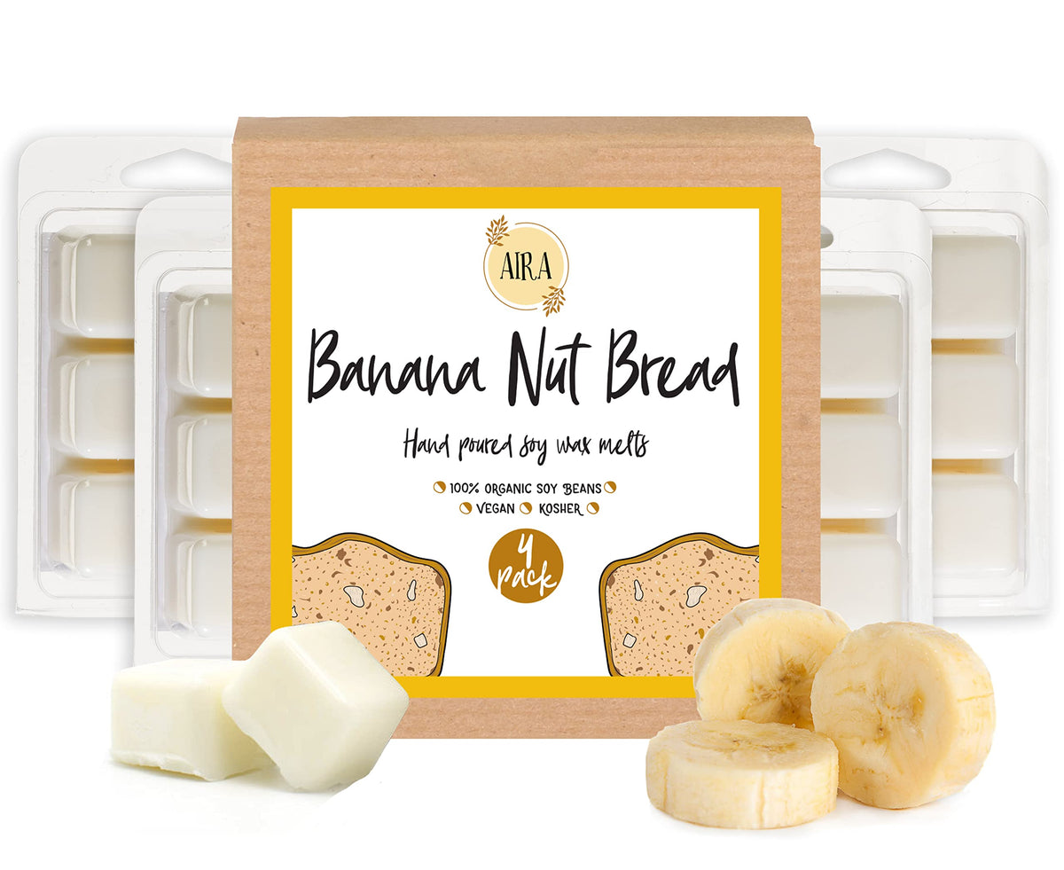 Aira Soy Wax Melt - Organic, Vegan, Kosher, Scented Soy Wax Cubes w/Essential Oil Blends - No Chemical 100% Soy Tart for Electri