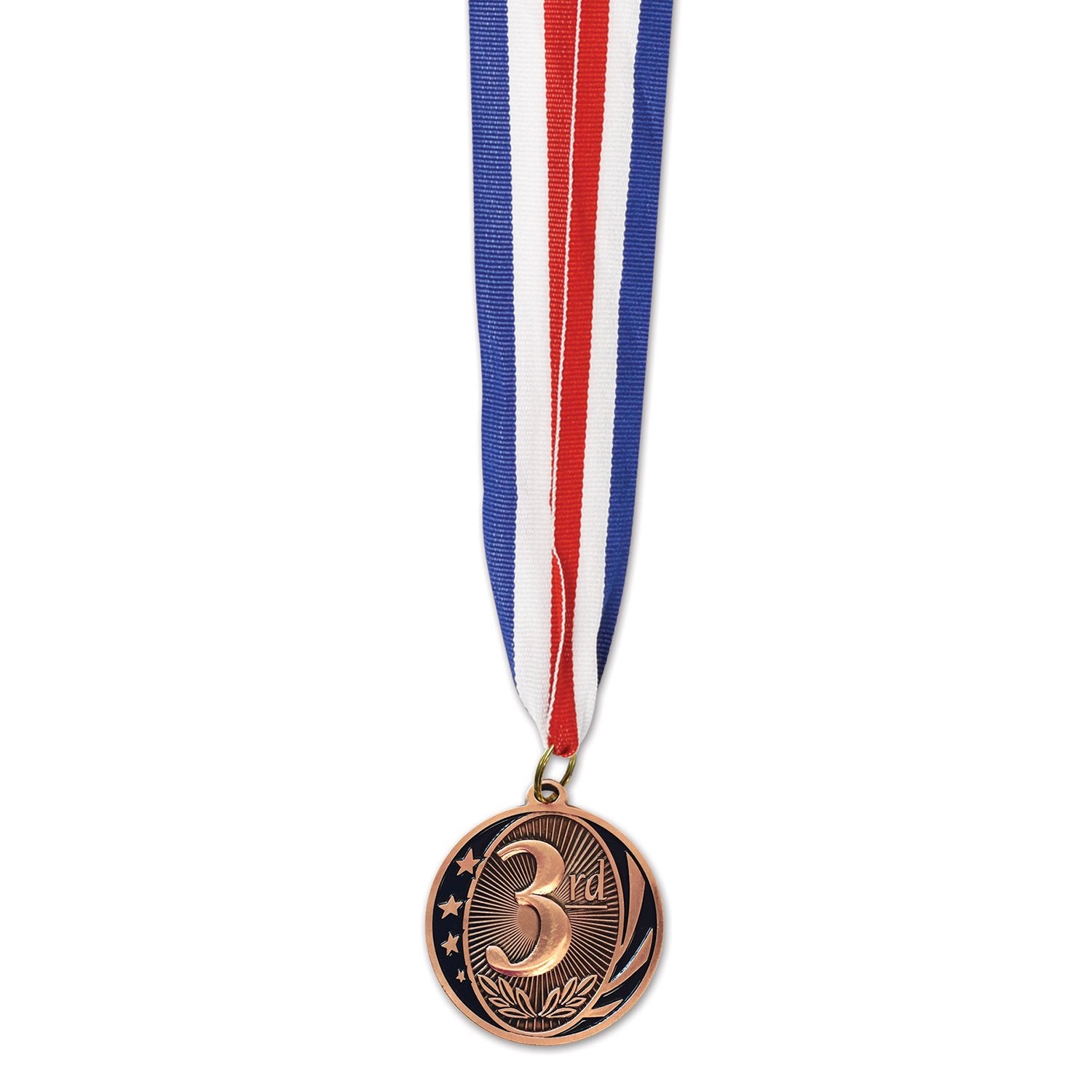 Bronze 3rd Place Medal with Ribbon - 1 Pc.