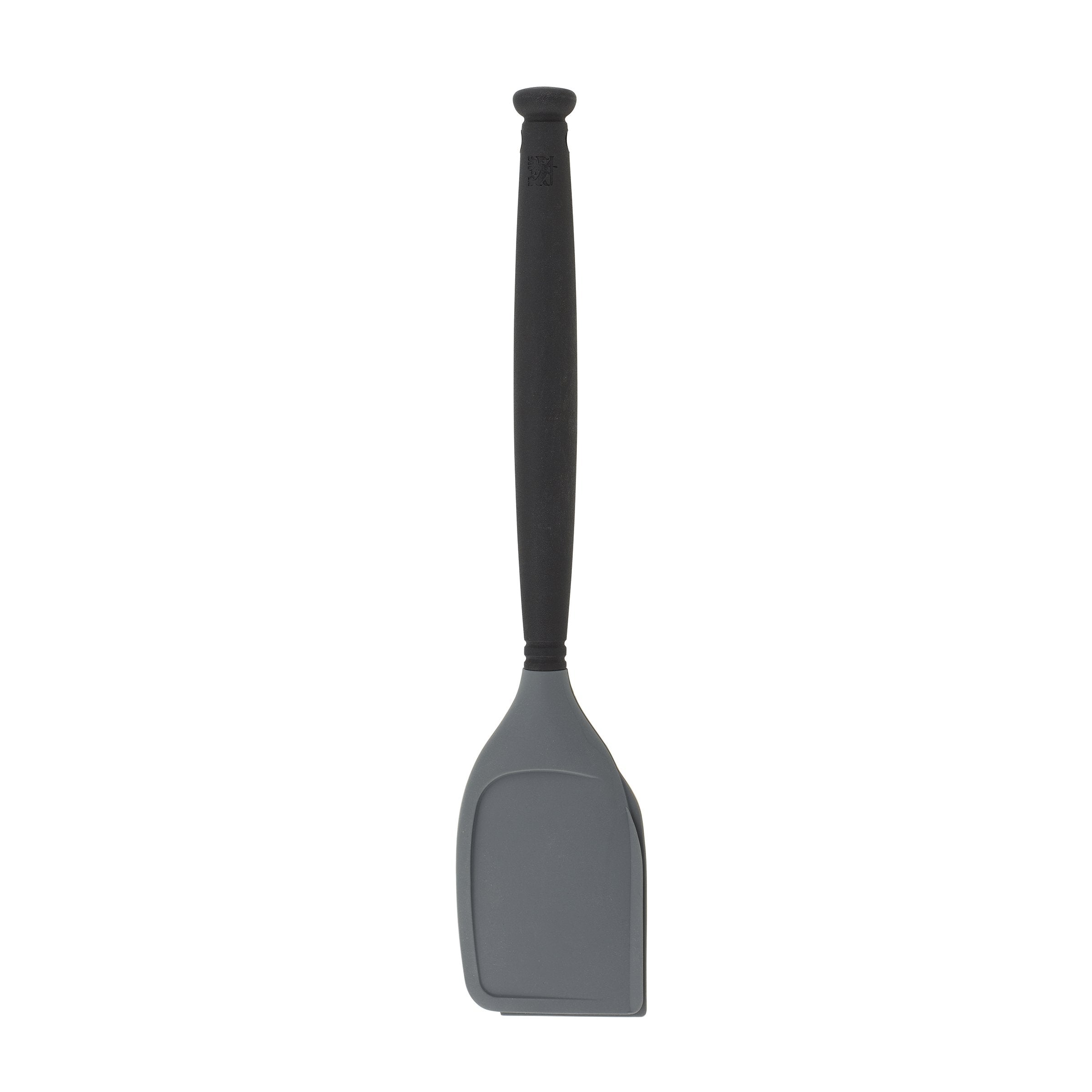 Sabatier Nylon Spatula With Silicone Head, 12-Inch, Black/Gray
