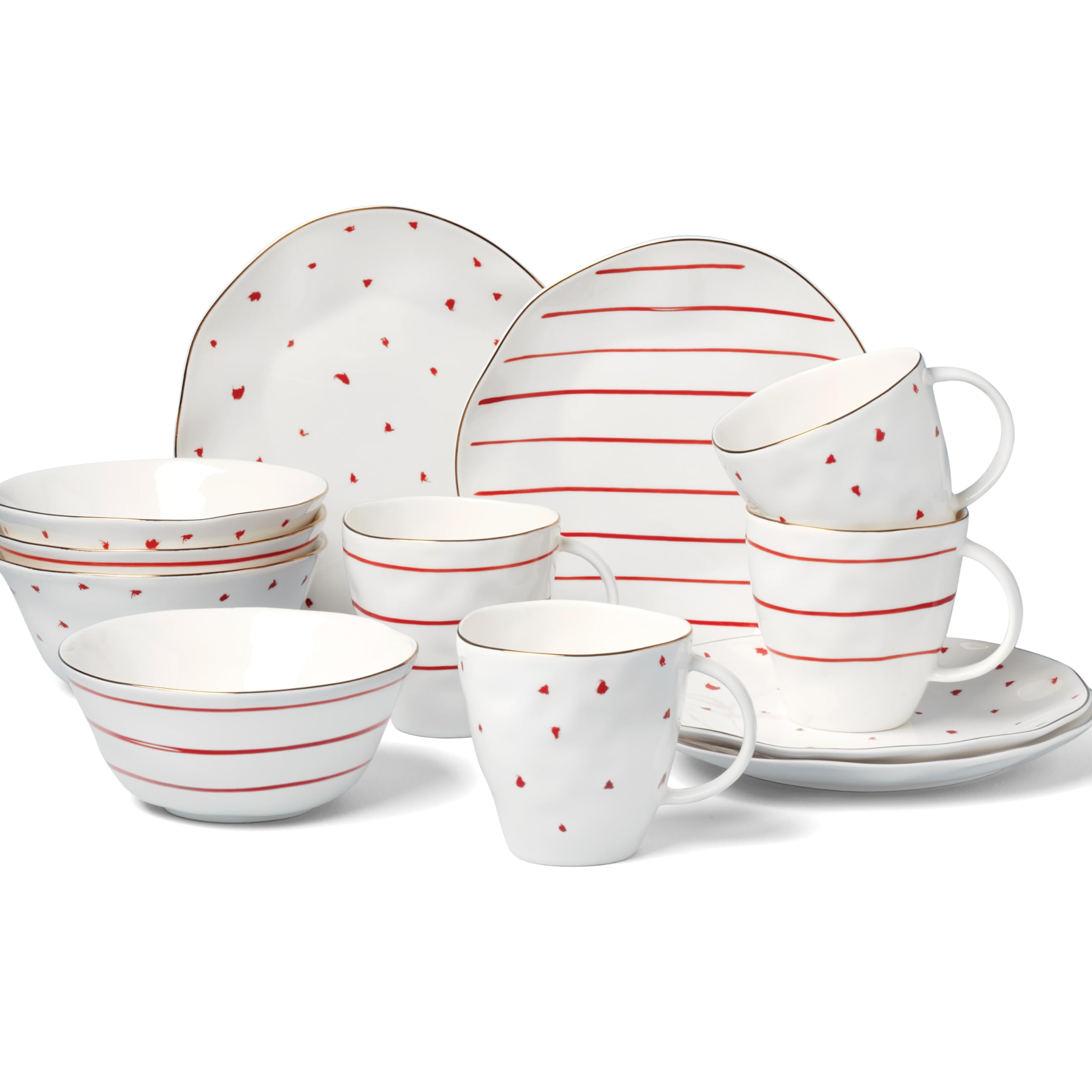 Lenox 896839 Garnet Bay 12-Piece Dessert Set