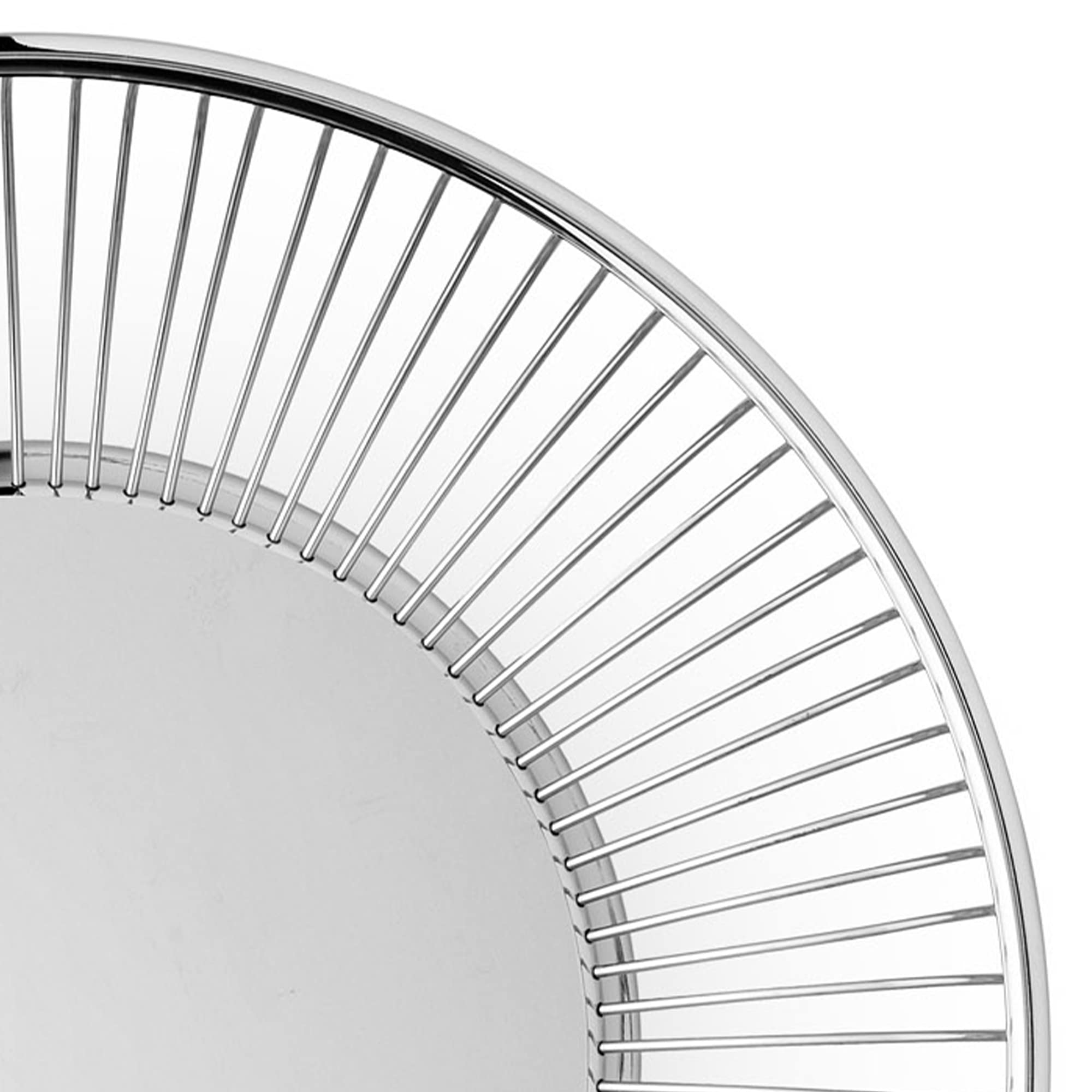 Alessi - Wire Centerpiece Fruit Basket In 18/10 Stainless Steel, Polished, 9-1/2-Inch,Silver