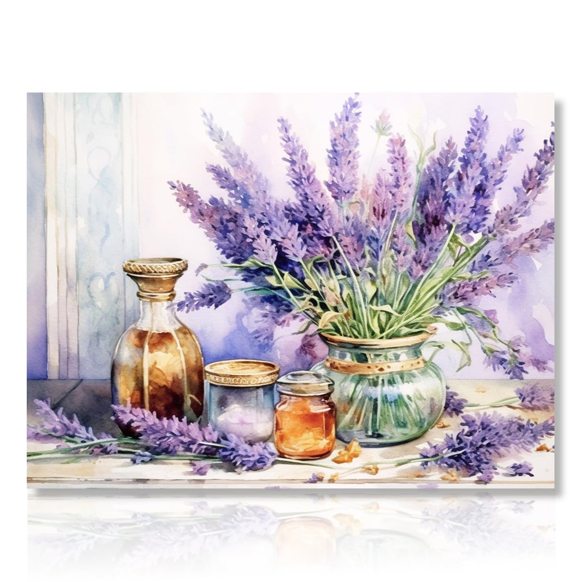 Purple Lavender Wall Art Lavender Bathroom Decor Rustic Country Purple Flower Pictures Artwork For Bathroom Bedroom Farmhouse 12