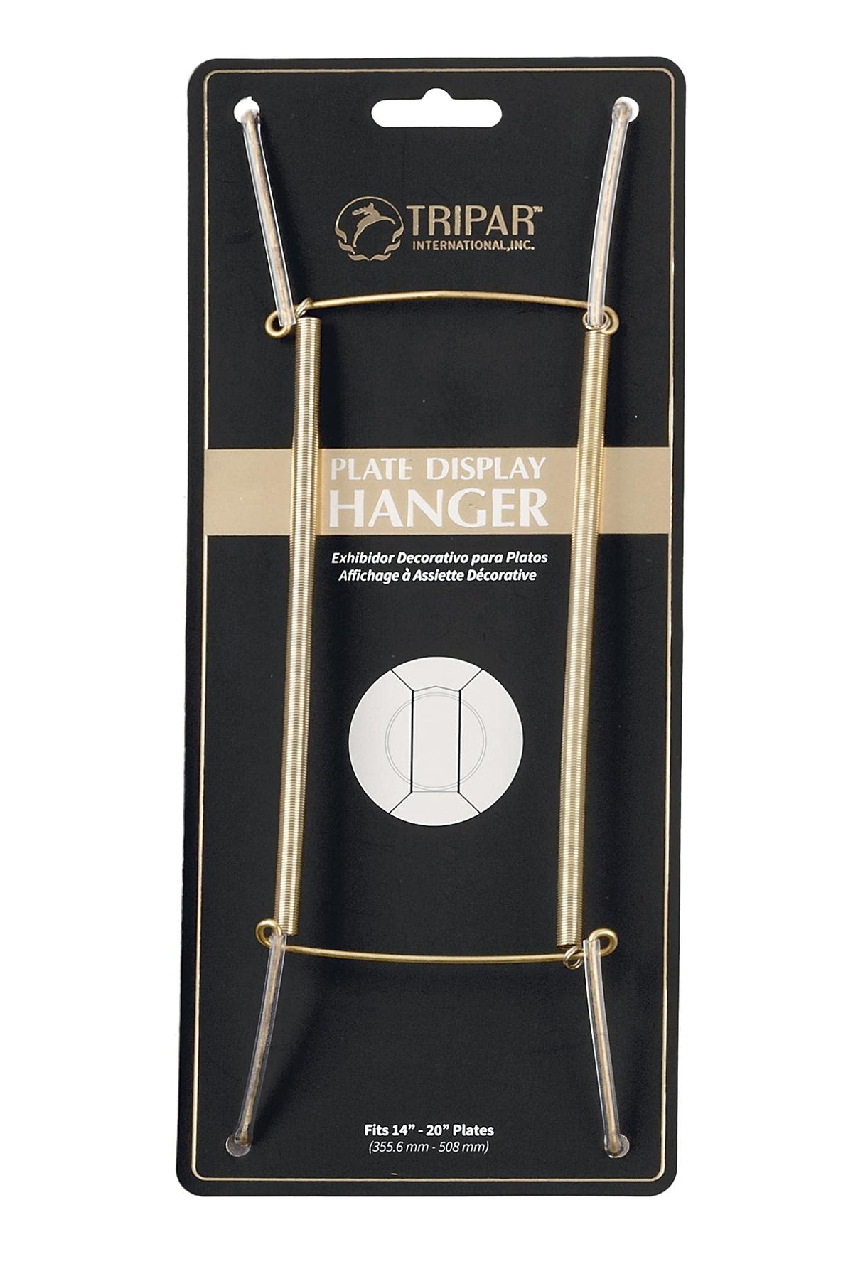 Tripar 14-20 Brass Plate Wires Plate Hanger