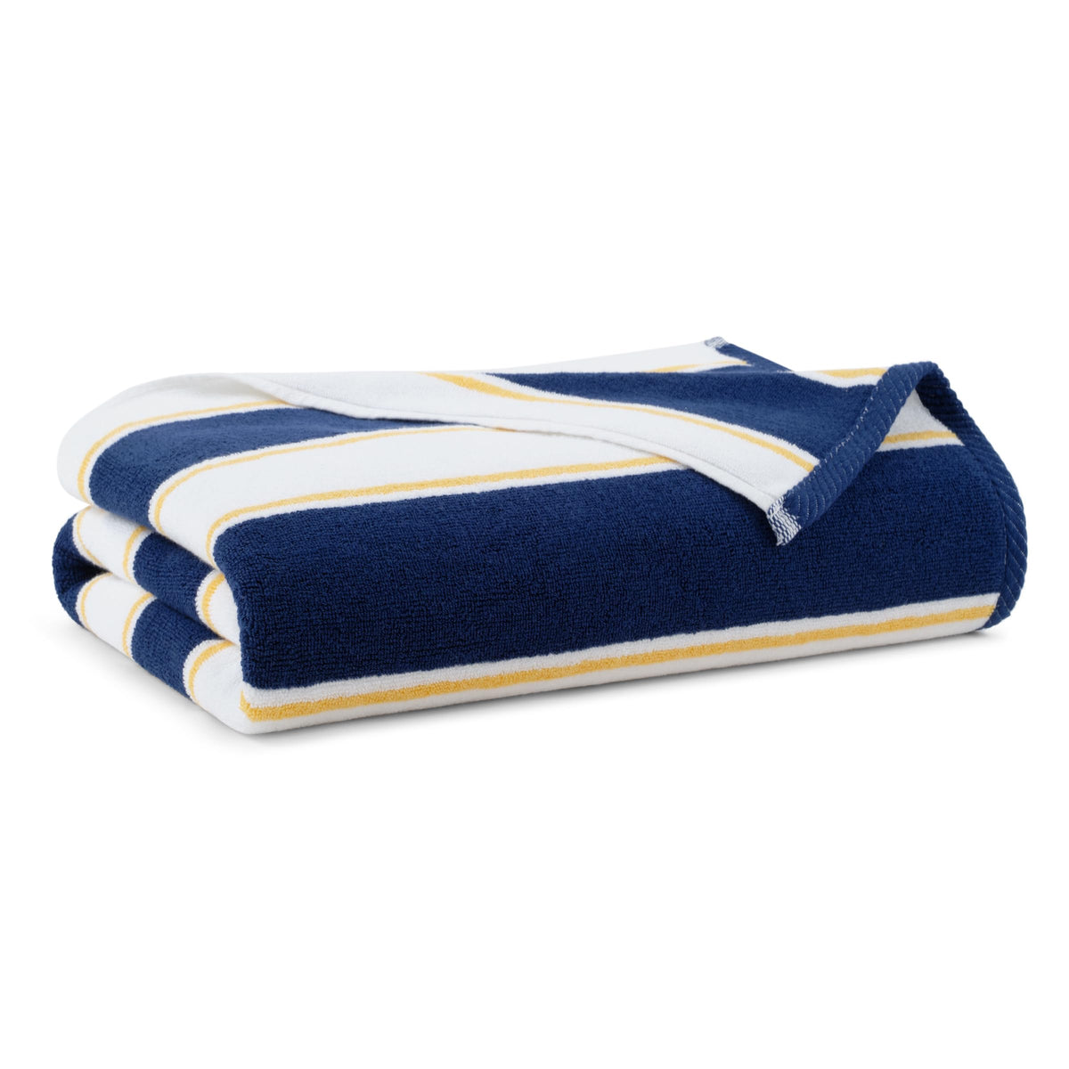 Aston & Arden Striped Beach Towel - Oversized 35 X 70 Soft Plush Thick Cotton, 600 Gms Heavy & Luxury For Pool Chairs, Resort, A