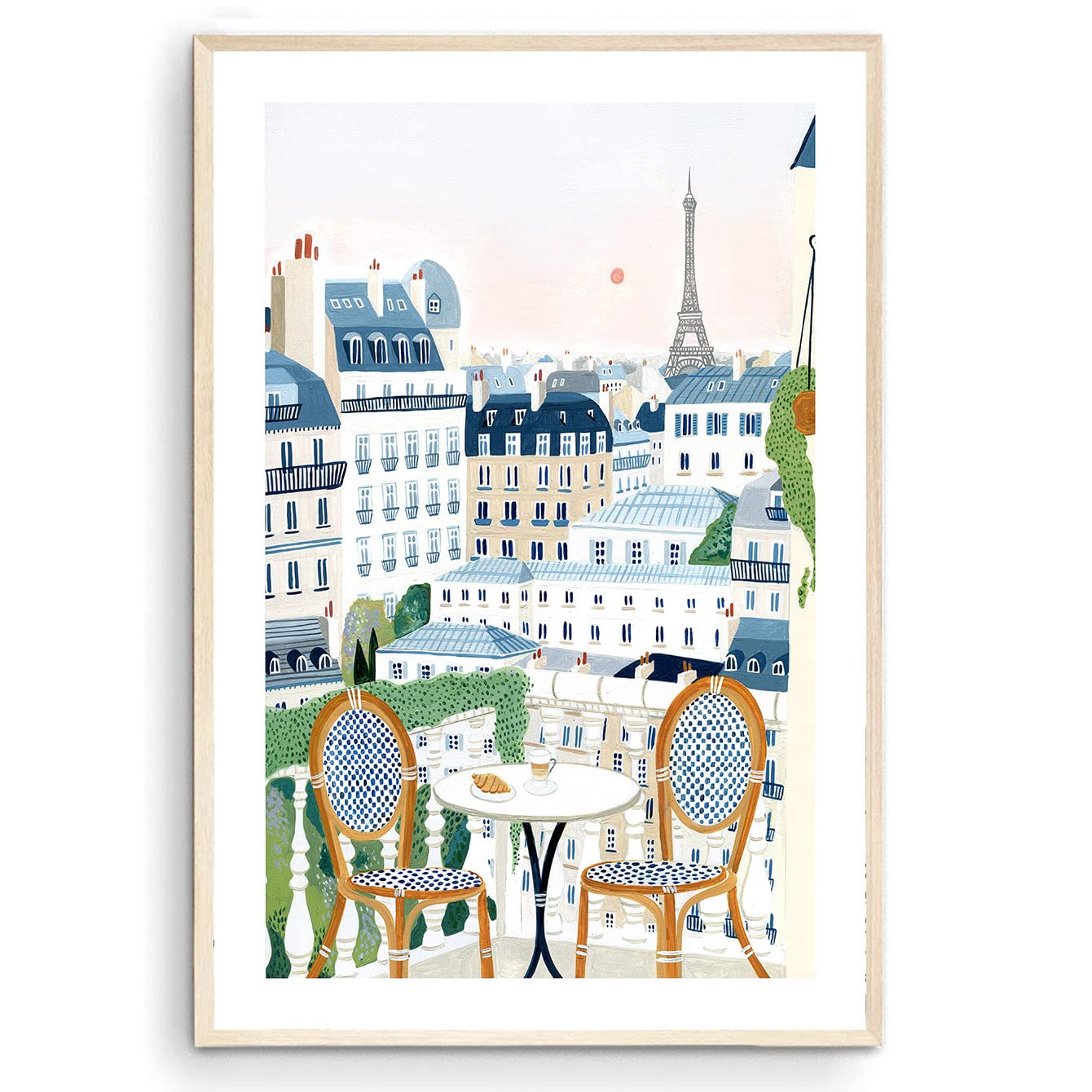 Paris Art Print, Eiffel Tower Wall Art, France, Parisian Poster, Paris Decor, Paris Gift, Travel Gift, Travel Poster, Europe, Ho
