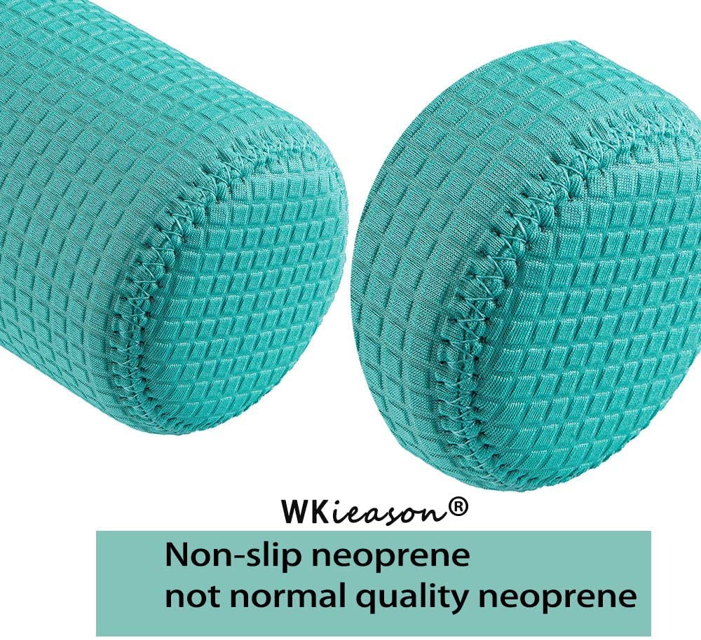 Wkieason Regular Mouth Mason Jar Neoprene Sleeve 16Oz Mason Jar Sleeves 16Oz Regular Mouth Sleeve Cover (Black/Blue/Yellow)