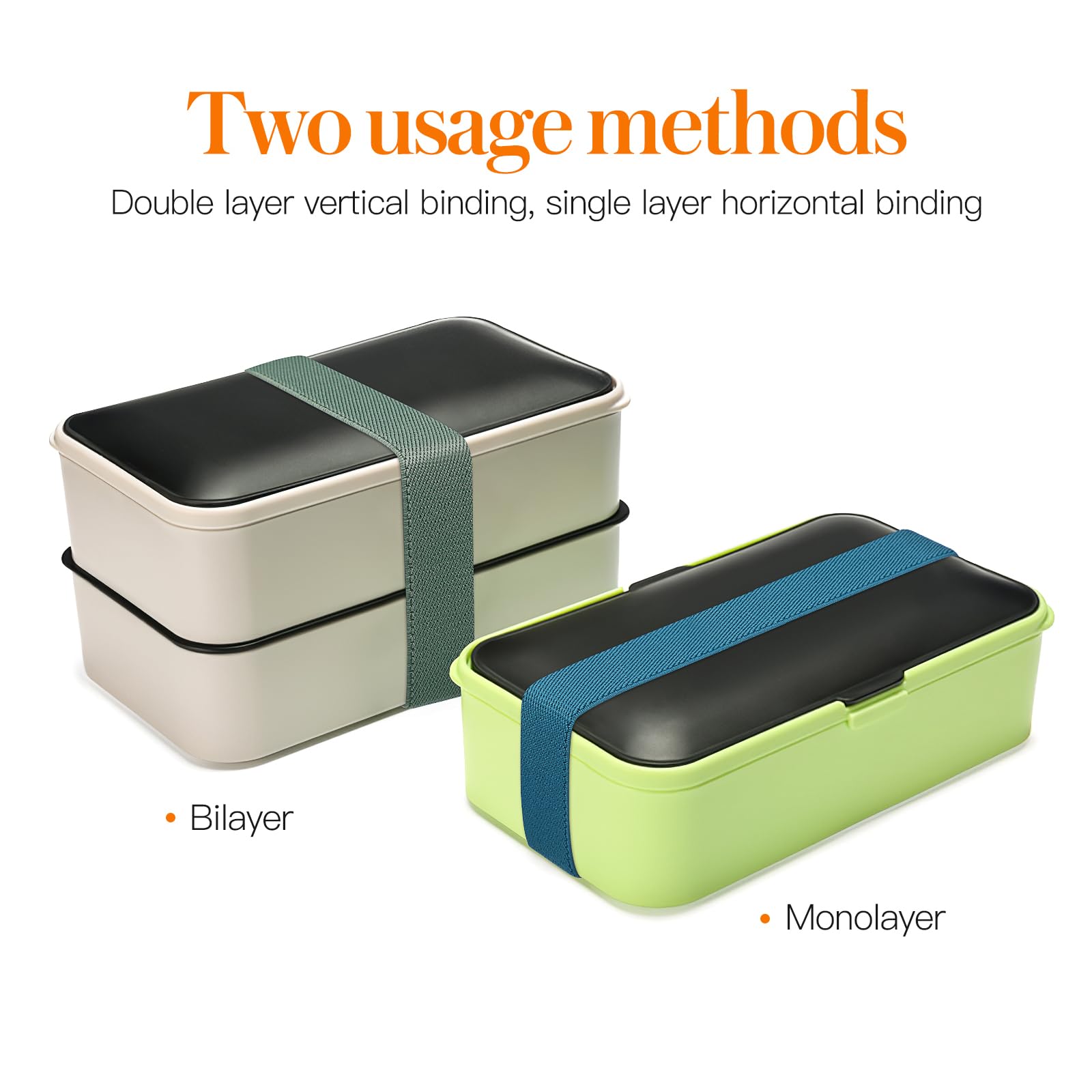 Elastic Cinch Straps Bento Box Elastic Belt 4Pcs Lunch Box Fixing Band Replacement For Office Classroom Picnic Camping Outdoors