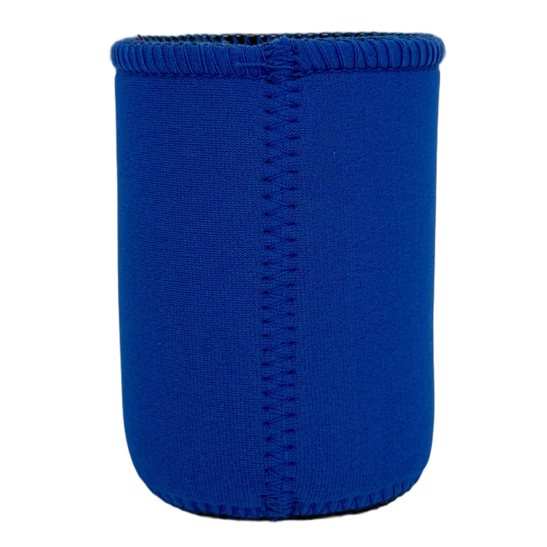 Blank Neoprene Full Bottom Can Coolie (4 Pack  Royal Blue)
