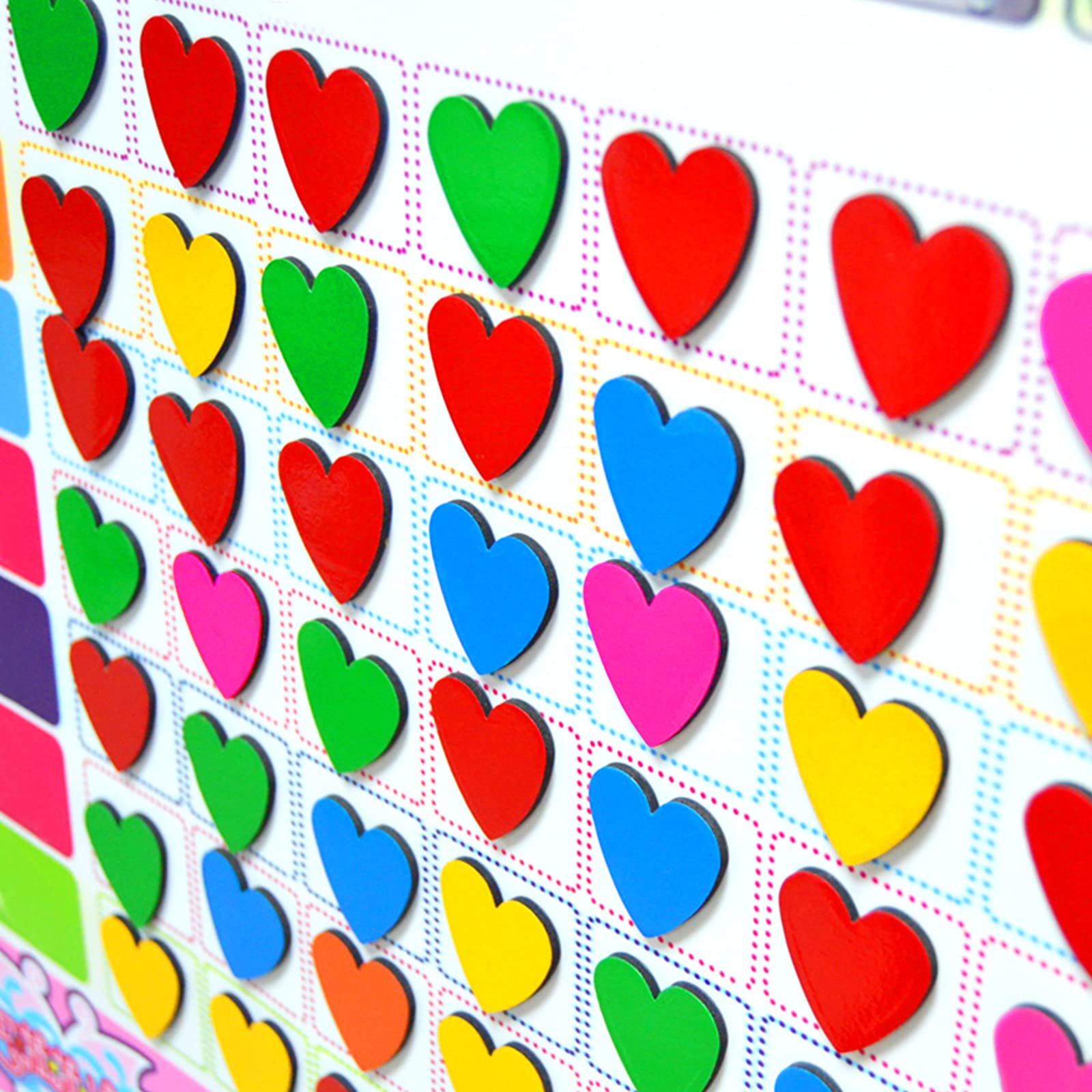 Staruby 35 Pcs Fridge Magnet Heart Refrigerator Magnets Functional Classroom Magnets Sets Colorful Refrigerator Magnets For Whit
