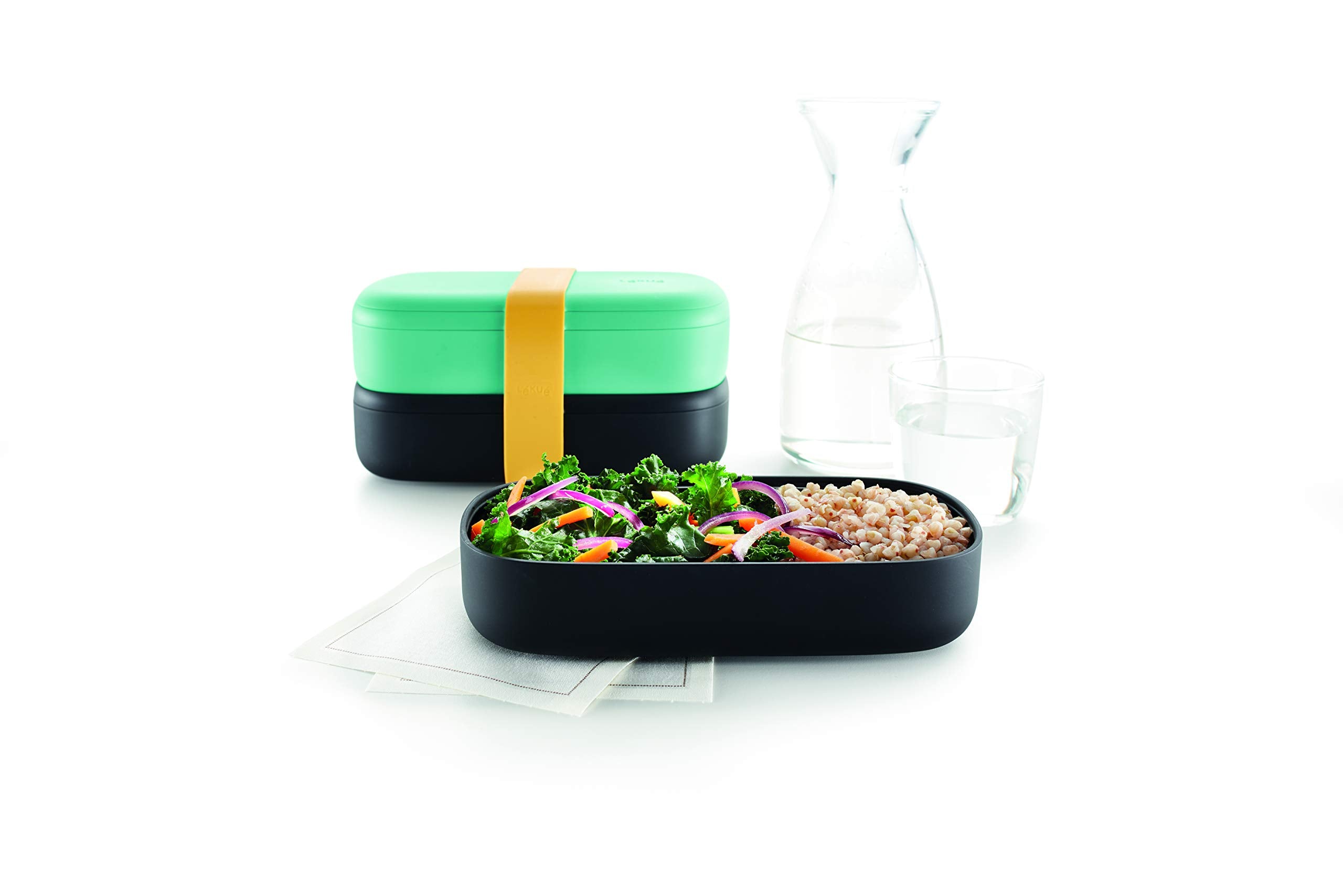 Lekue  Turquoise Lunchbox-to-Go Travel Container Set  one Size  Turqoise
