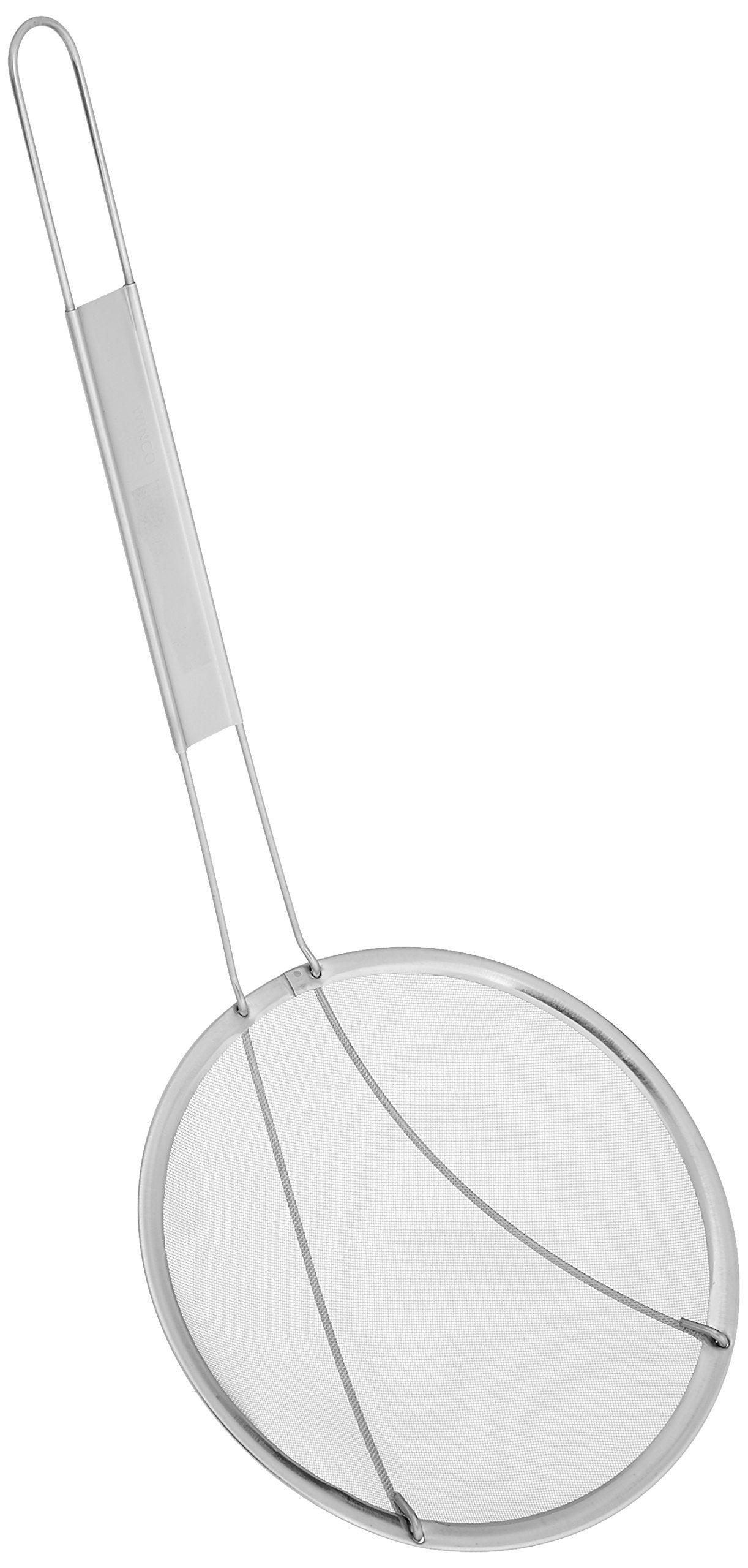 Winco Stainless Steel Strainer, 6.5-Inch Diameter, Fine Mesh,Medium
