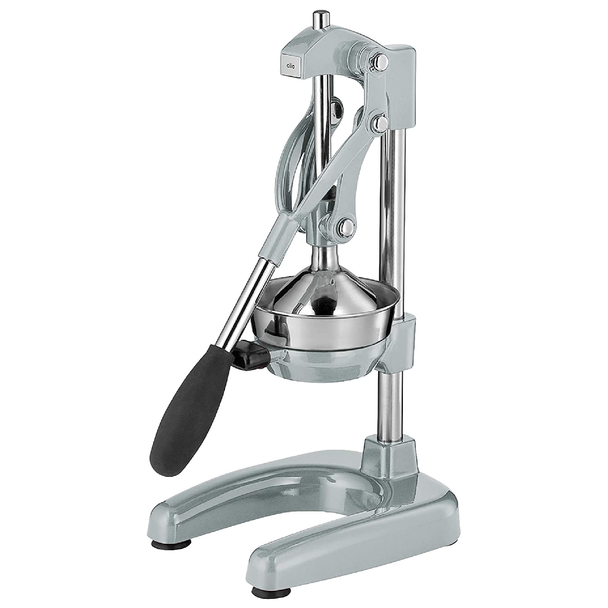 Cilio Commercial Grade Citrus Press Juicer, Silver Matte