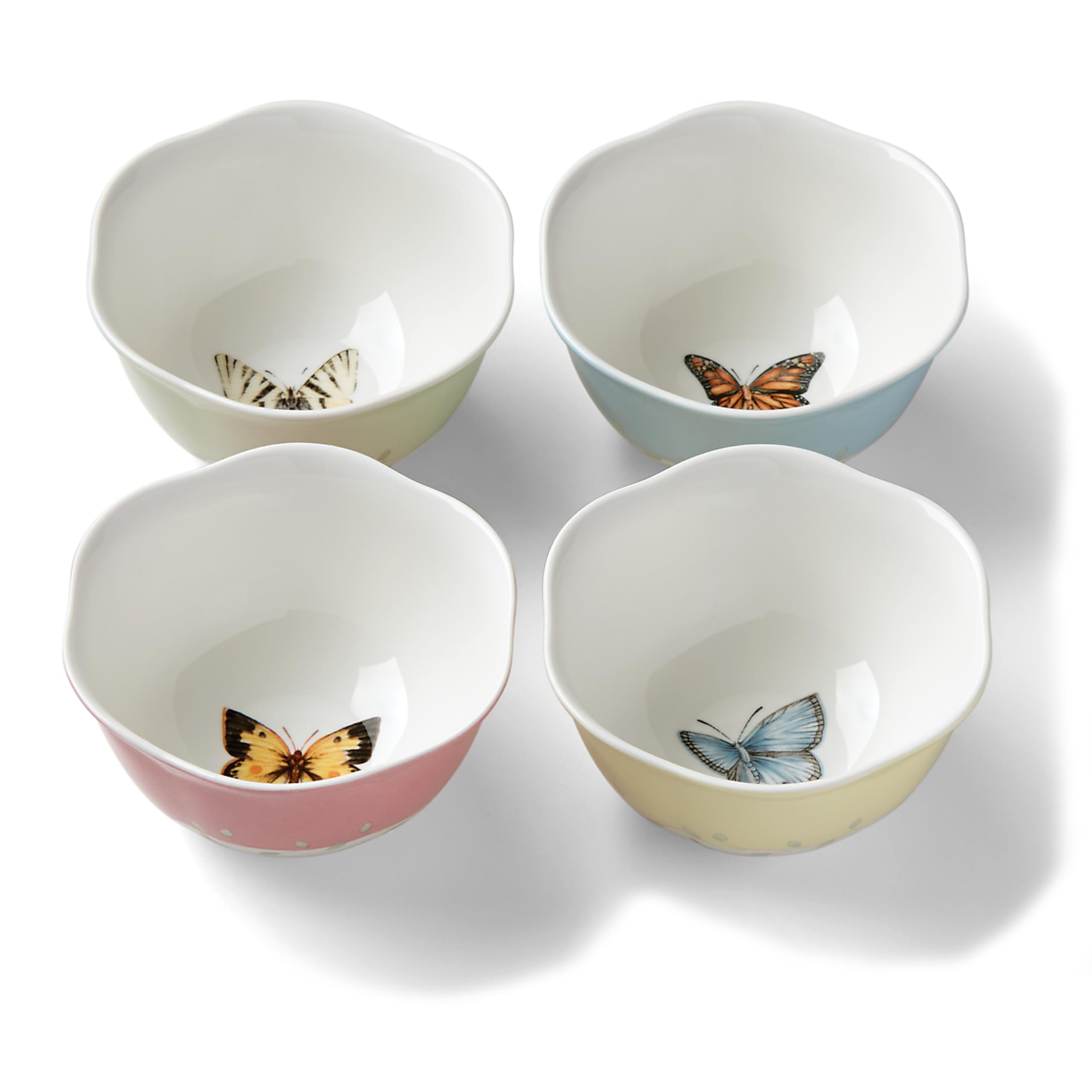 Lenox 791720 Butterfly Meadow 4-Piece Dessert Bowl Set