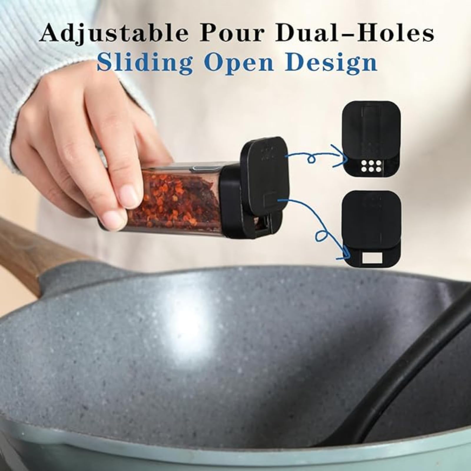 Tasmax 8 Pcs Sets Airtight Masala Box For Kitchen Masala Container For Kitchen Spice Jars Multi Storage Container For Kitchen Ea