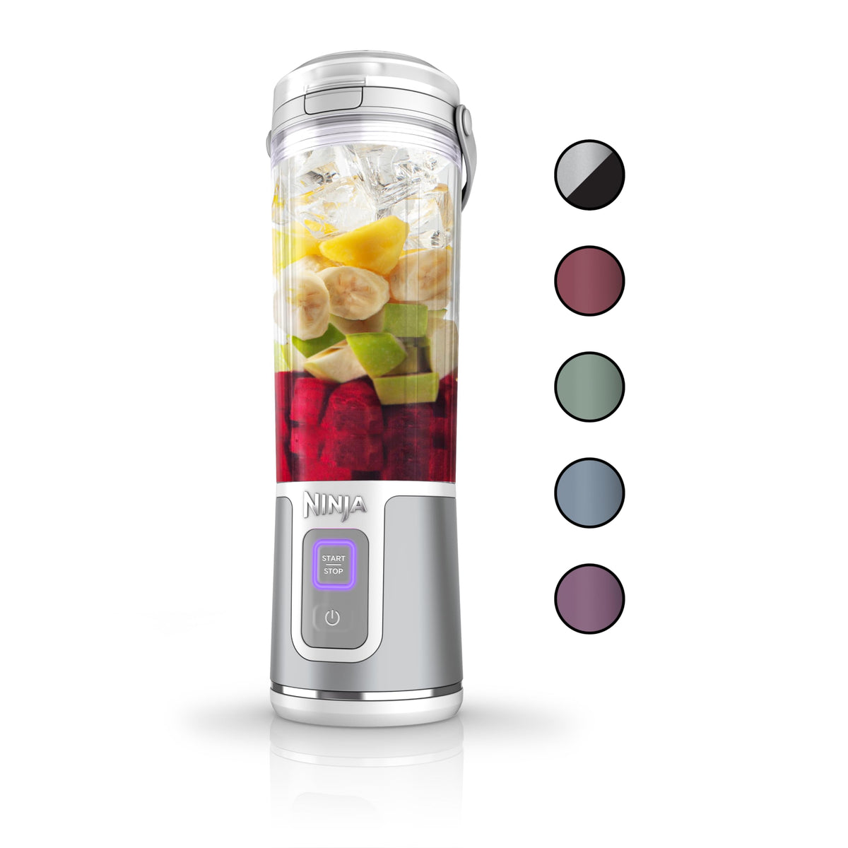 Ninja Bc151Wh Blast Portable Blender, Cordless, 18Oz. Vessel, Personal Blender-For Shakes & Smoothies, Bpa Free, Leakproof-Lid &
