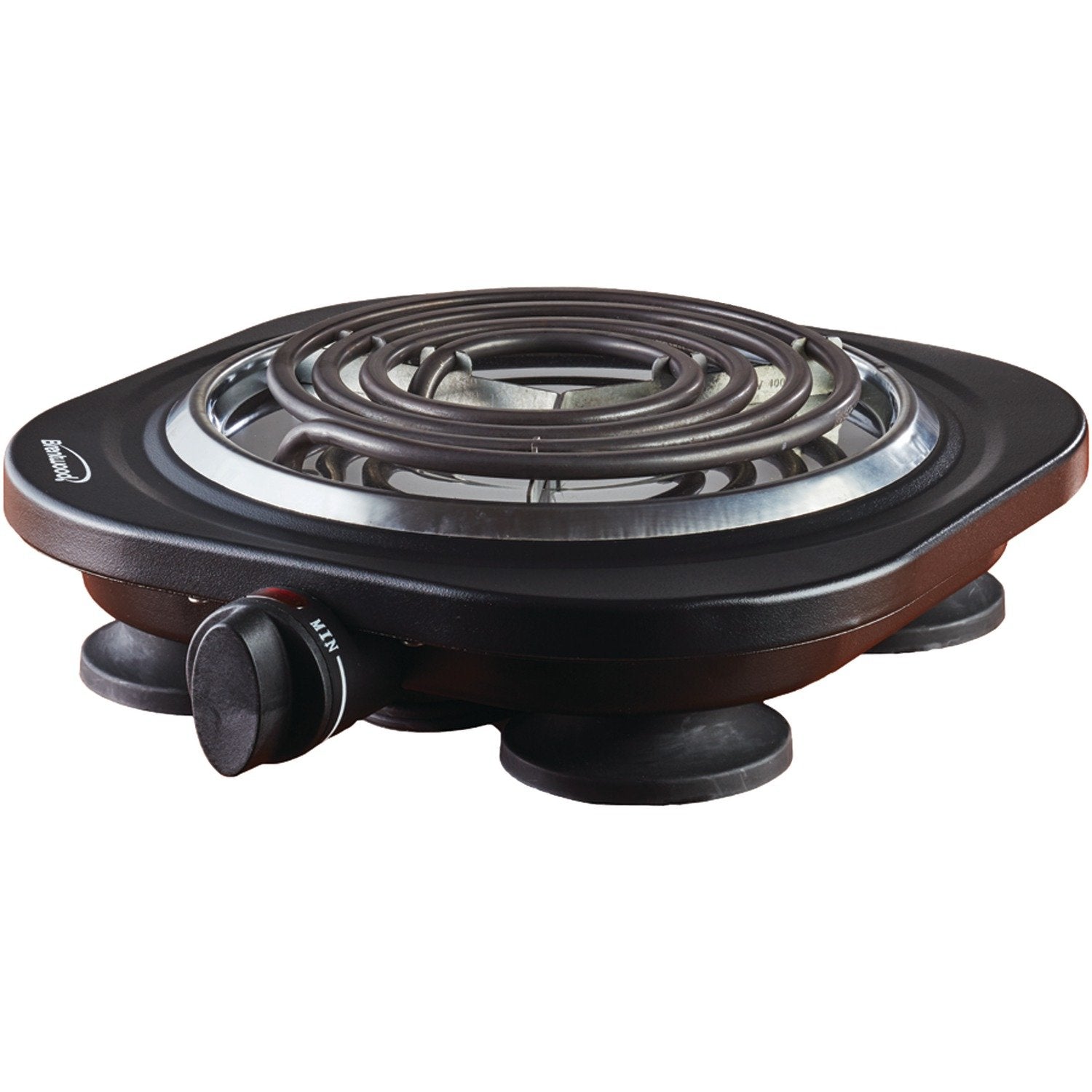Brentwood Ts-321Bk 1000W Single Electric Burner, Black