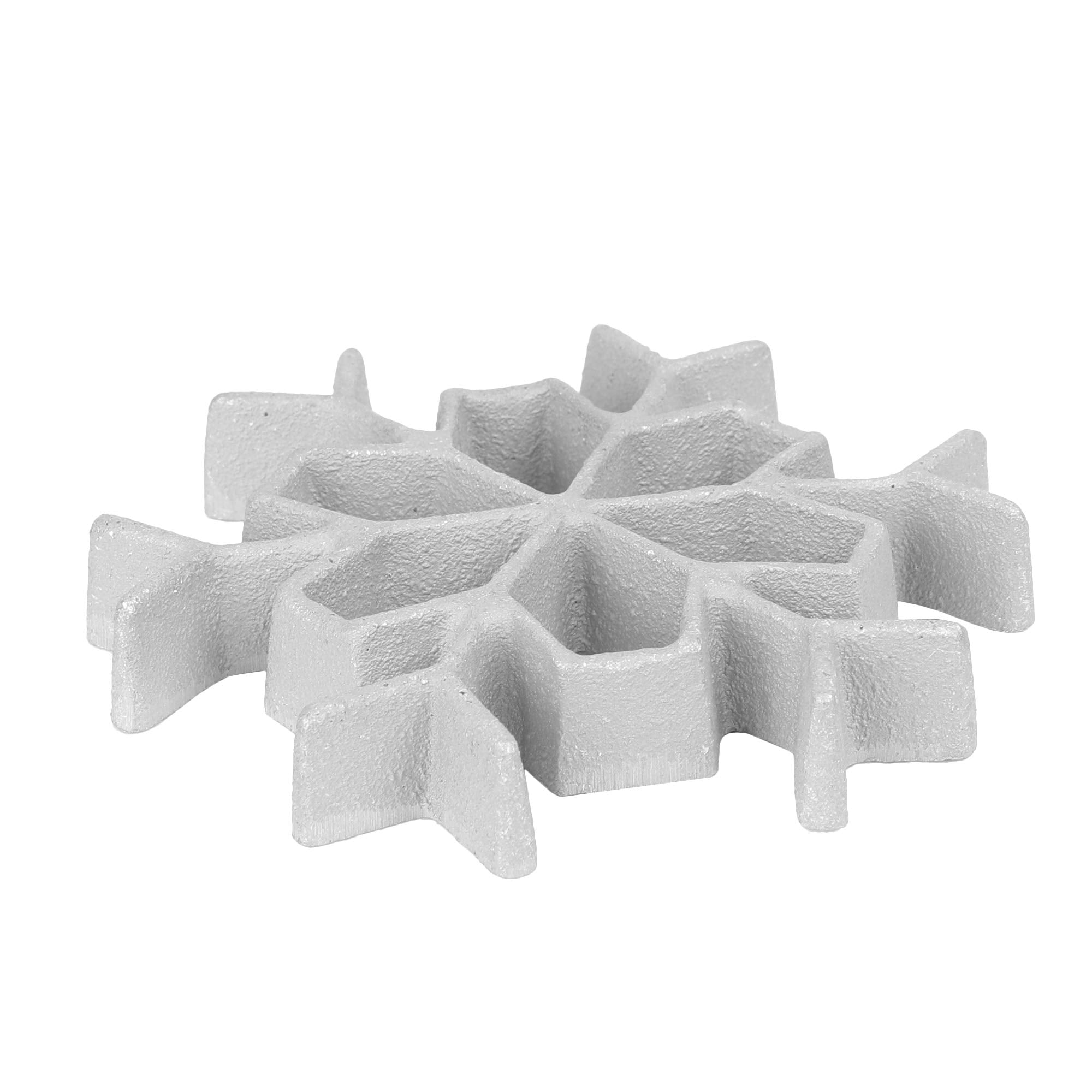 O'Creme Christmas Rosette Iron Snowflake