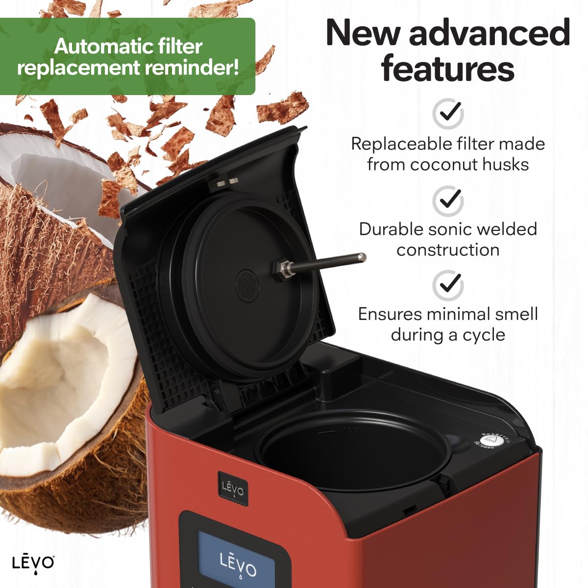 Levo Ii+ - Herbal Oil Infusion Machine Plus Filter Technology - Botanical Extractor, Herb Dryer, Decarboxylator, & Oil Infuser -