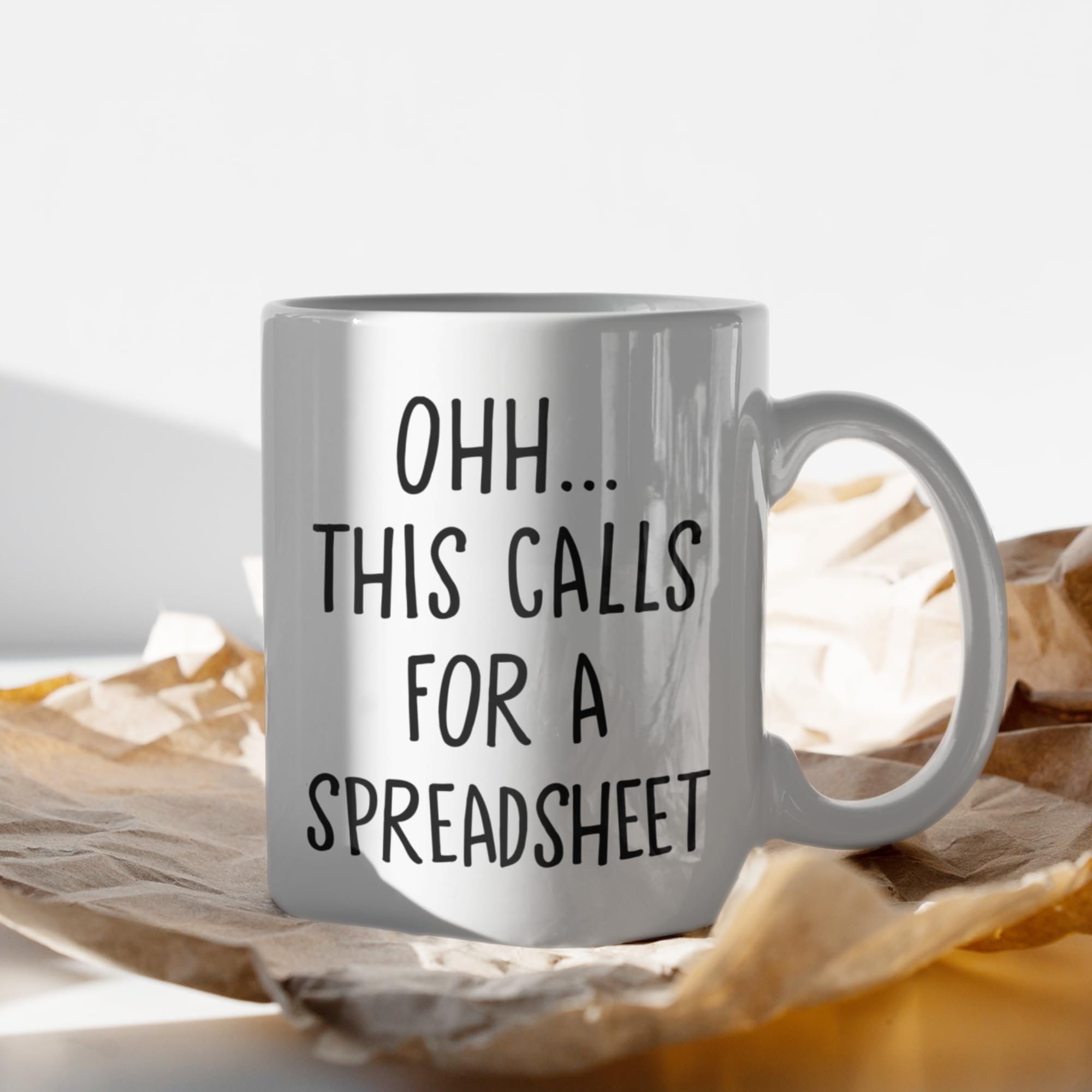 Livinges Oh This Calls For A Spreadsheet Mug Excel Mug Excel Spreadsheet Mug Accountant Mug - Funny Work Mugs Accountant Gifts -