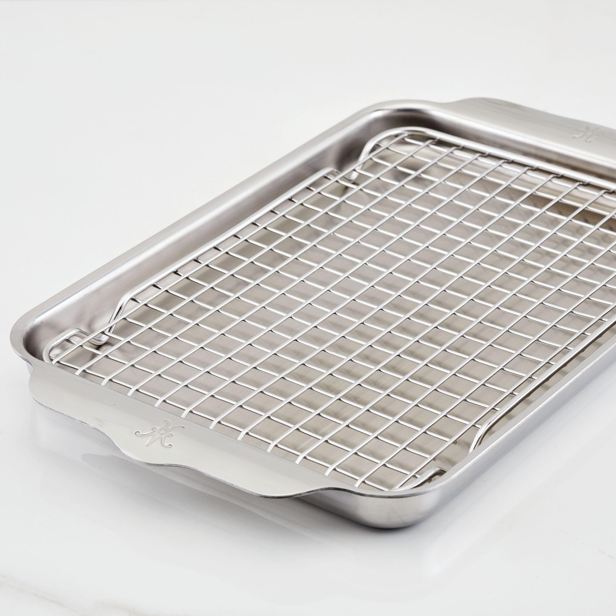 Hestan Provisions Quarter Sheet Pan Cooling Rack – 9" x 12.5", Stainless Steel, Model 48823