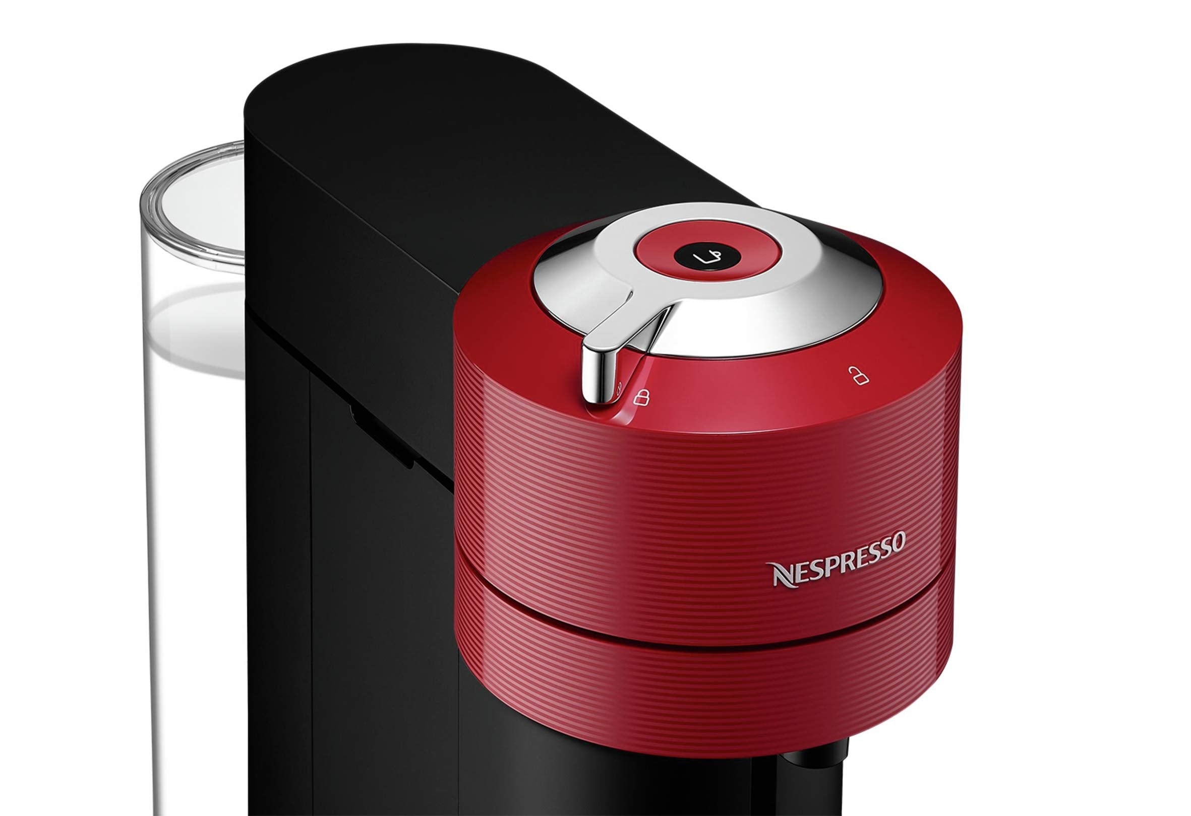 Nespresso Vertuo Next Coffee And Espresso Machine By Breville With Milk Frother, 1.1 Liters, Cherry