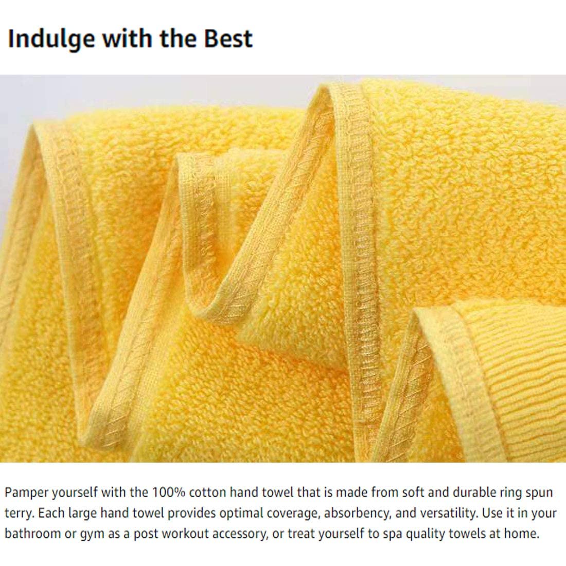 Lchkrep Bathroom Hand Towels (14X30 Inch), Home Soft 100% Cotton Super Soft Highly Absorbent Hand Towel For Bath, Hand, Face, Gy