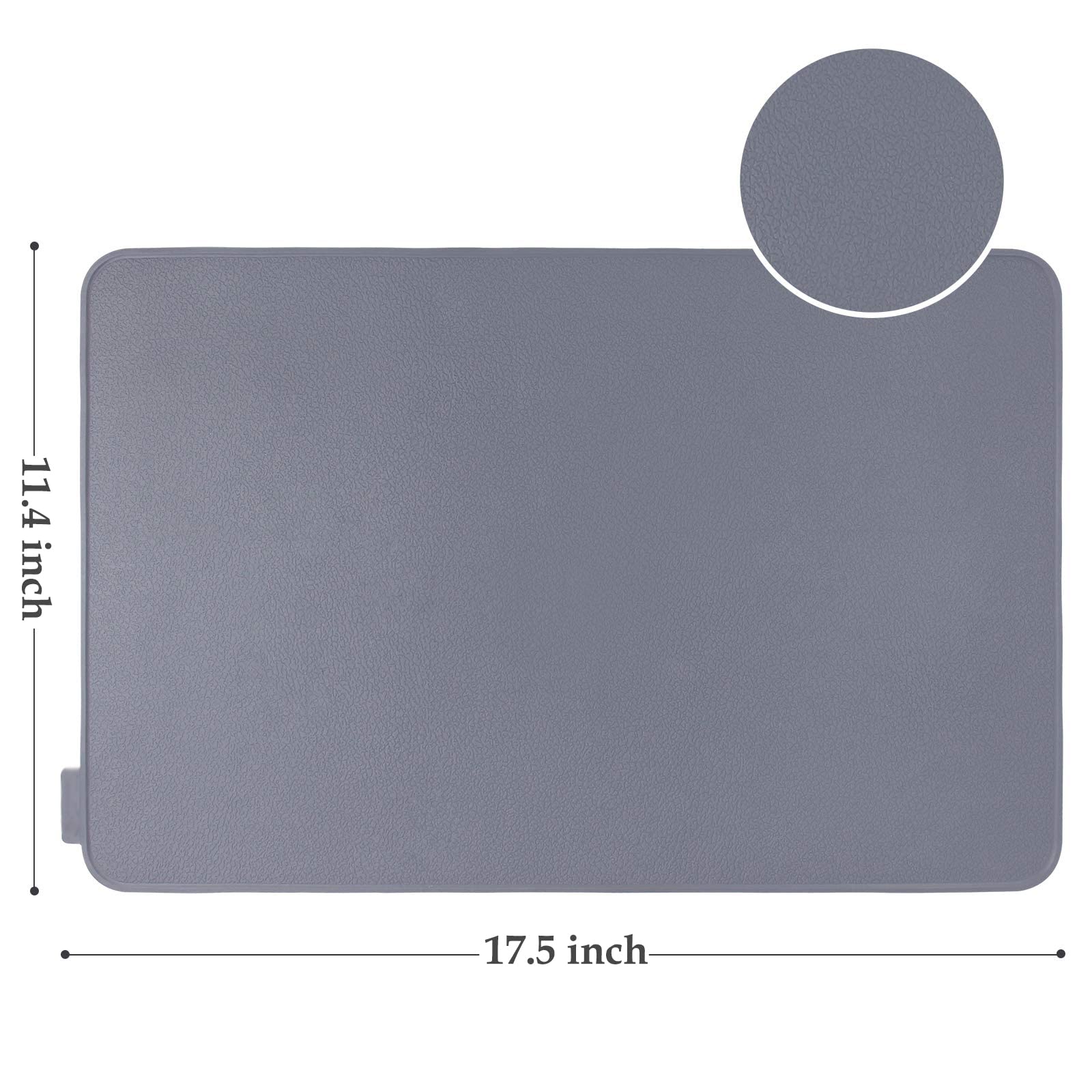 Kamehame Silicone Placemats, Placemats For Dining Table Set Of 2 Non Slip Heat Resistant Table Mats 17.5 X 11.4 Inch With Raised